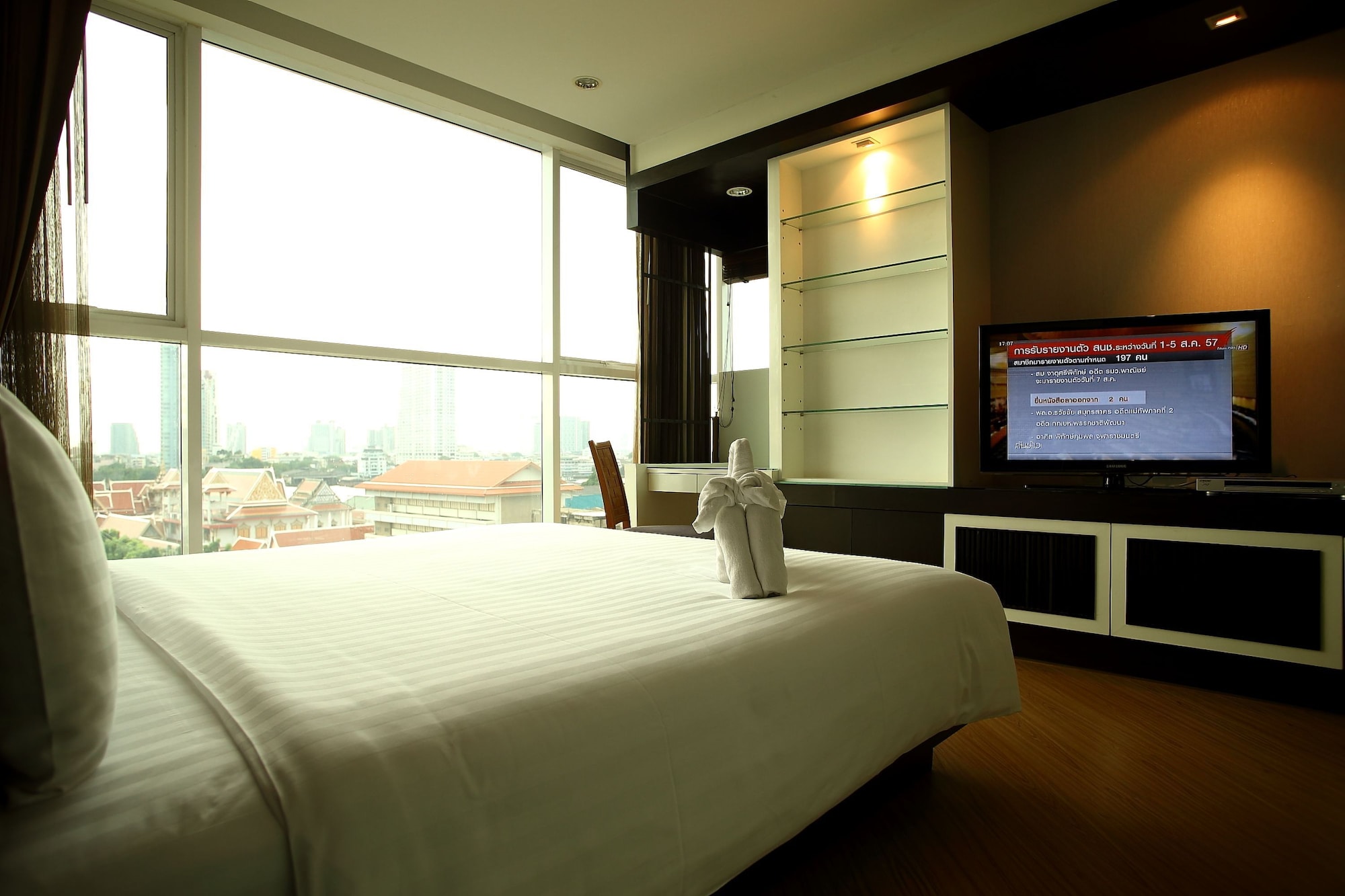 جناح جونيور بسرير كينج بإطلالة على النهر، The Sunreno Hotel Bangkok 6/10