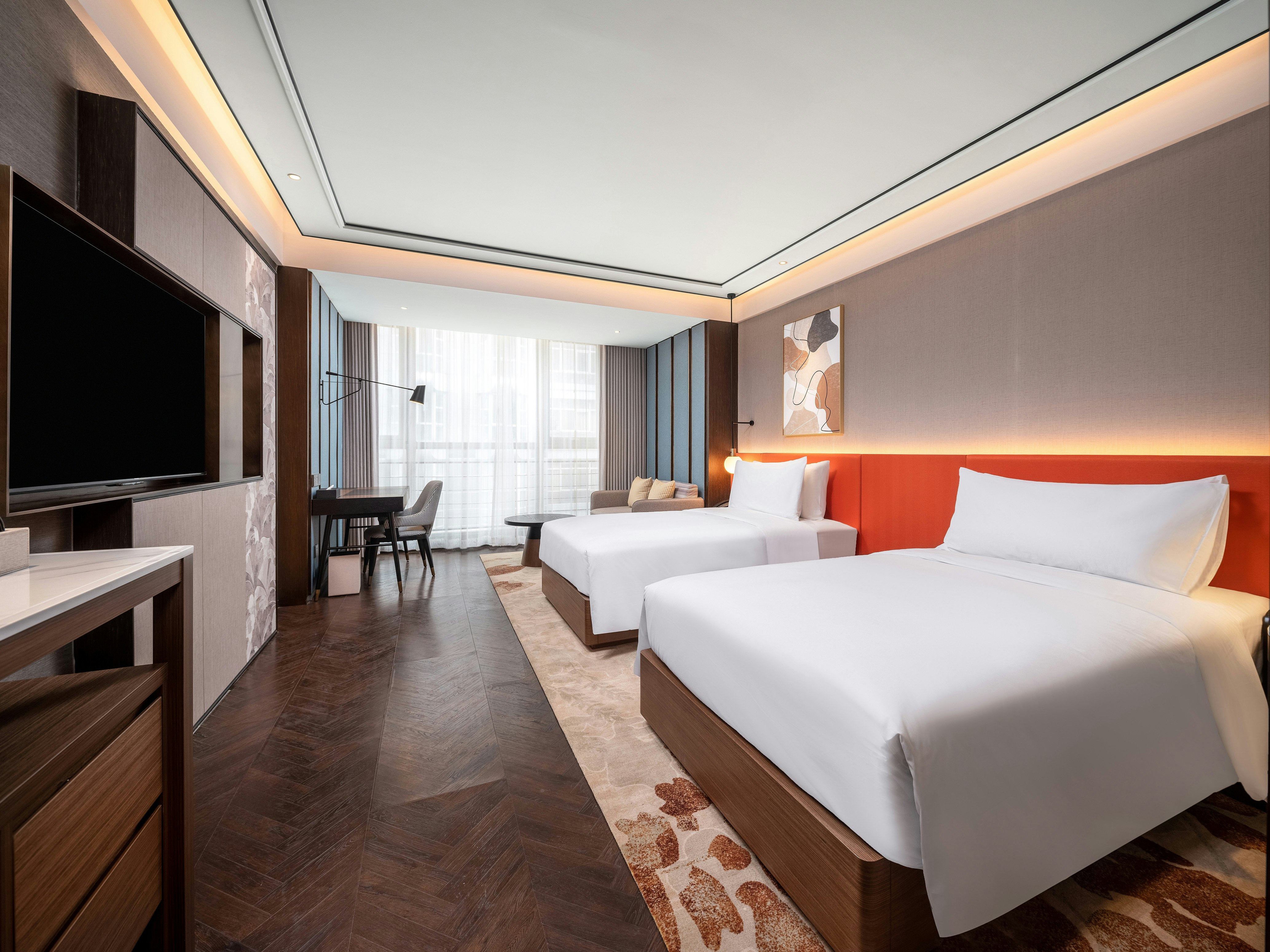 GUEST ROOM, TWIN BEDS