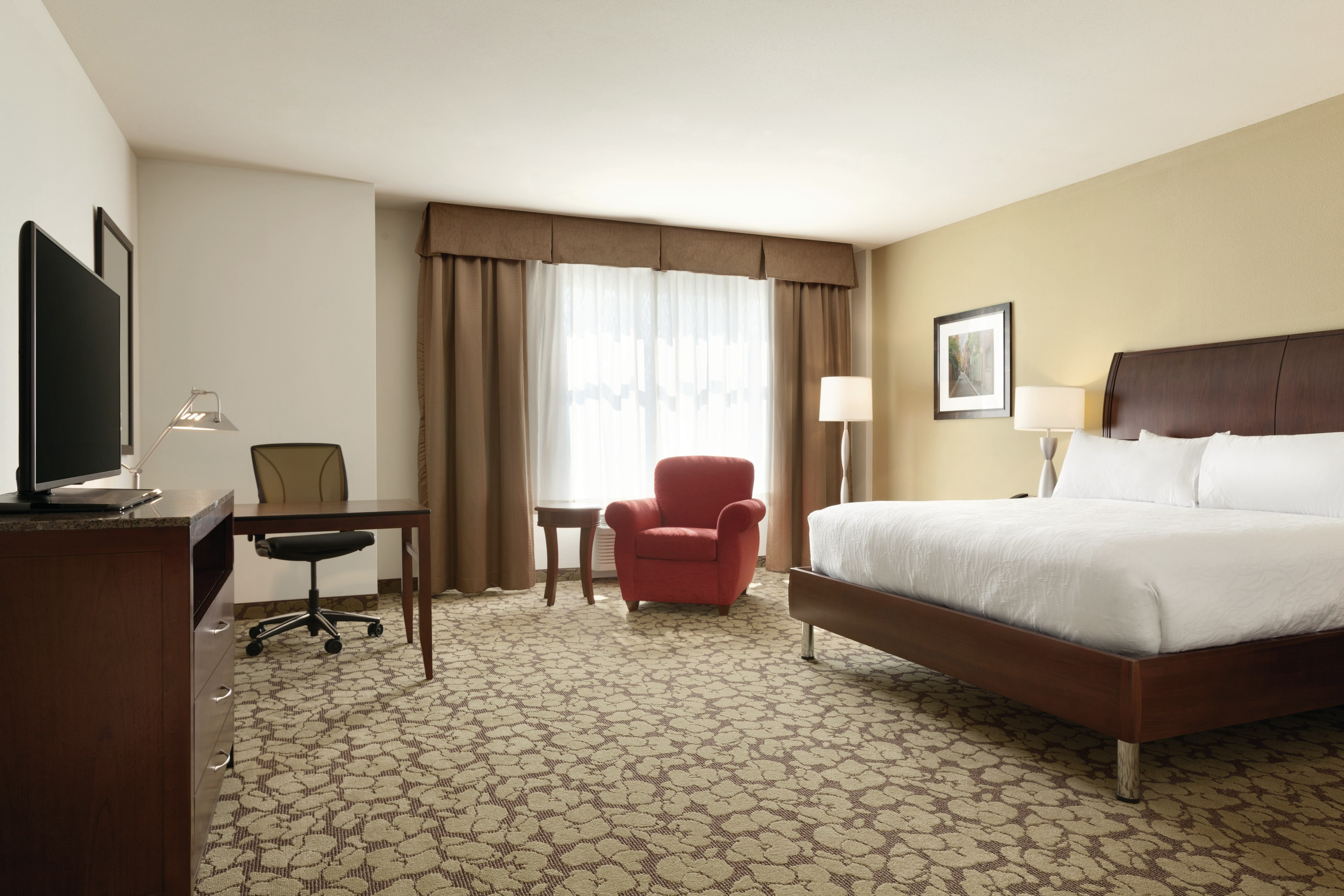 غرفة بسرير كينج لذوي الإعاقة، Hilton Garden Inn Boston Logan Airport 3/3