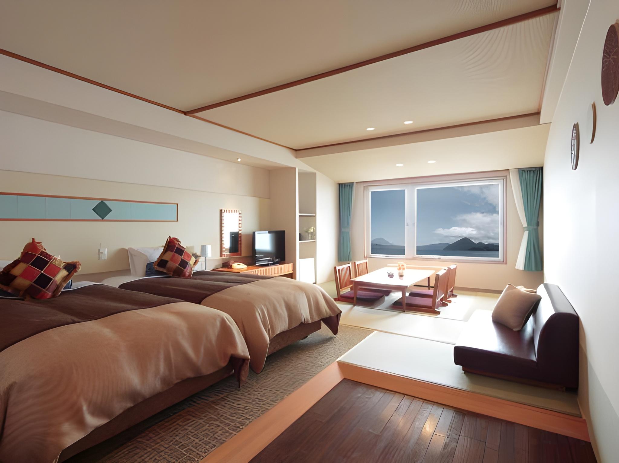 Japanese Western, Twin Beds, 3 Futon Beds, West Wing