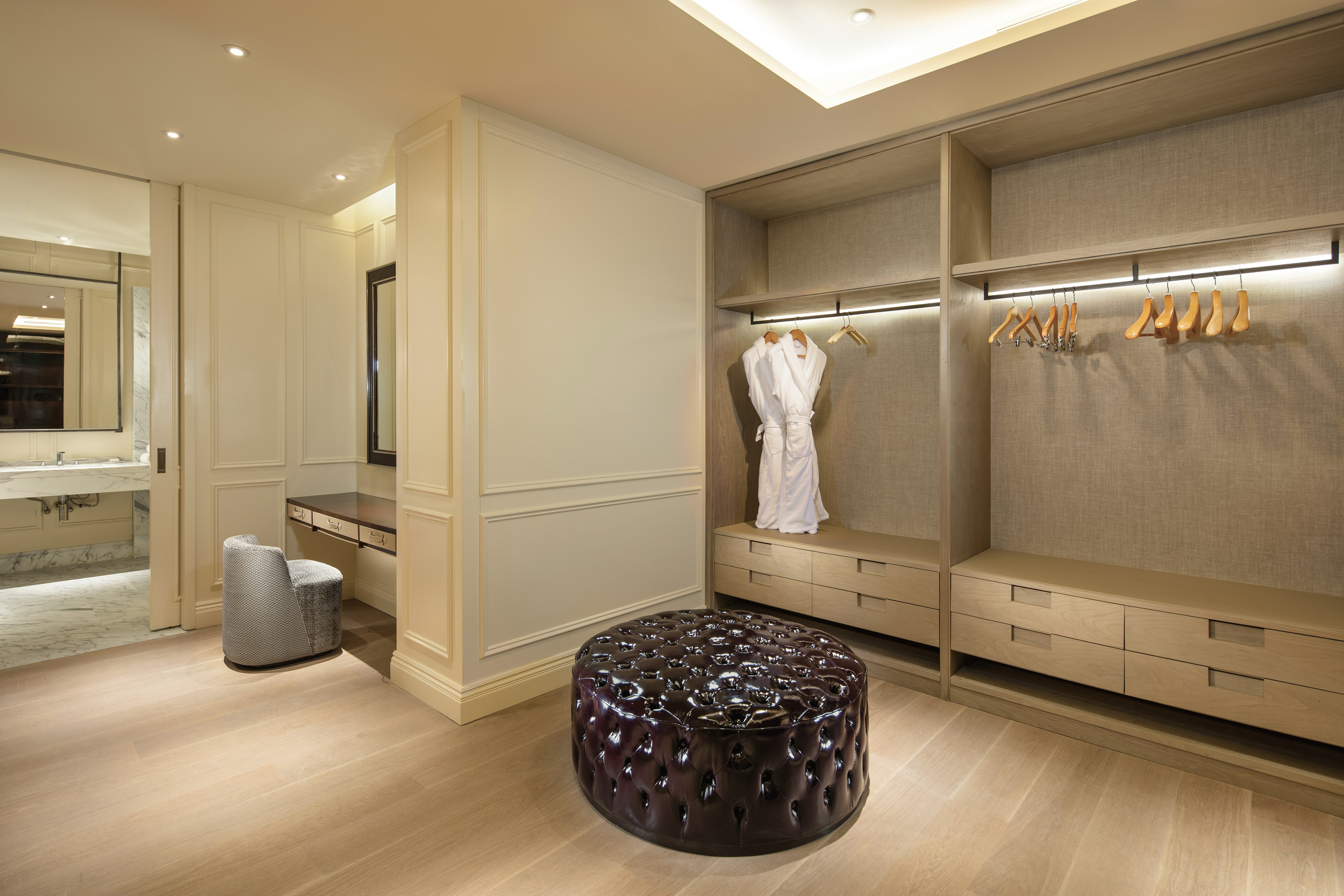 جناح رئاسي بسرير كينج بغرفة نوم واحدة، Hilton Dalian Golden Pebble Beach Resort 3/4