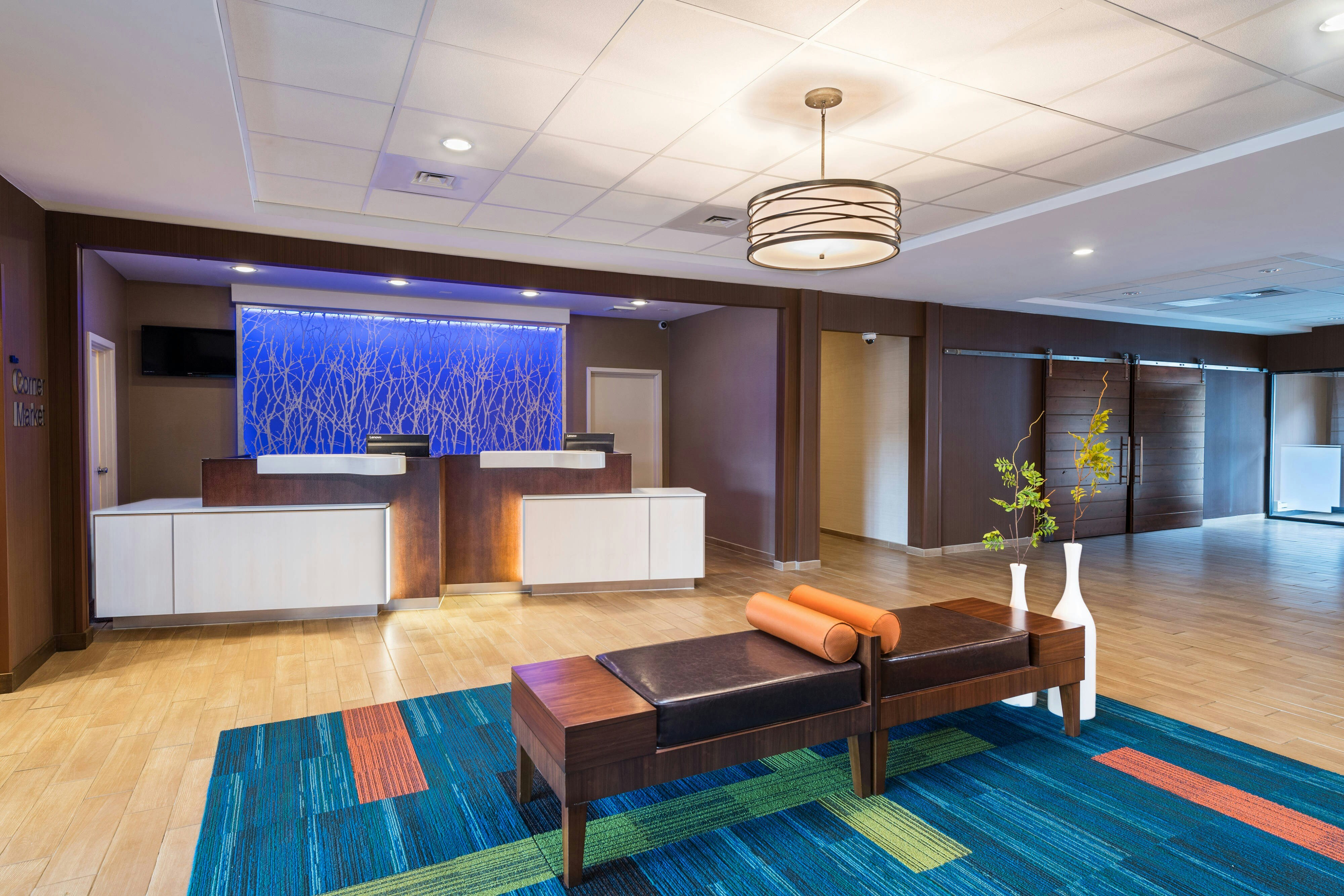 Lobby at Fairfield by Marriott Inn & Suites Uncasville Mohegan Sun Area, Montville