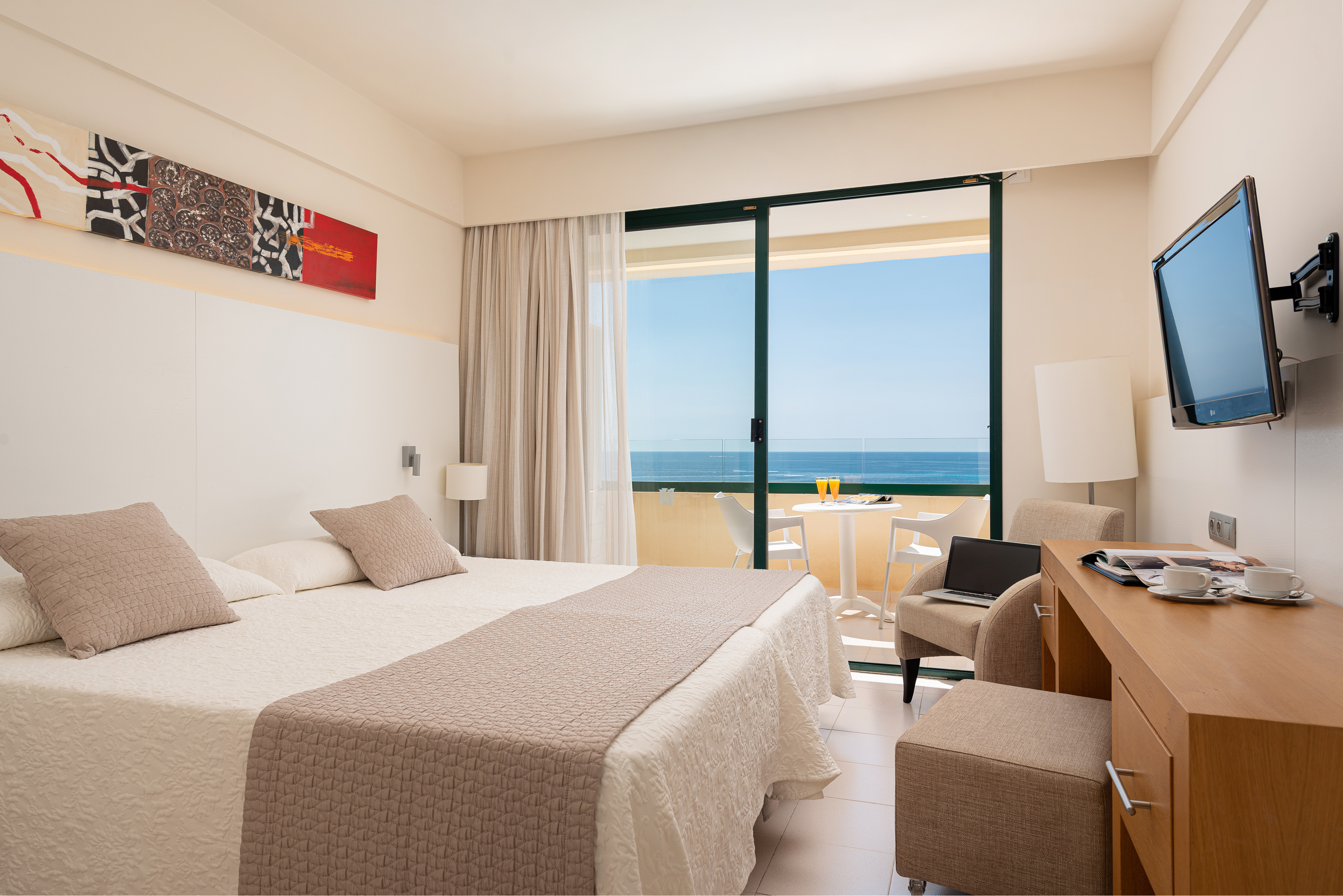 Room, Double Bed, Sea Front, Balcony