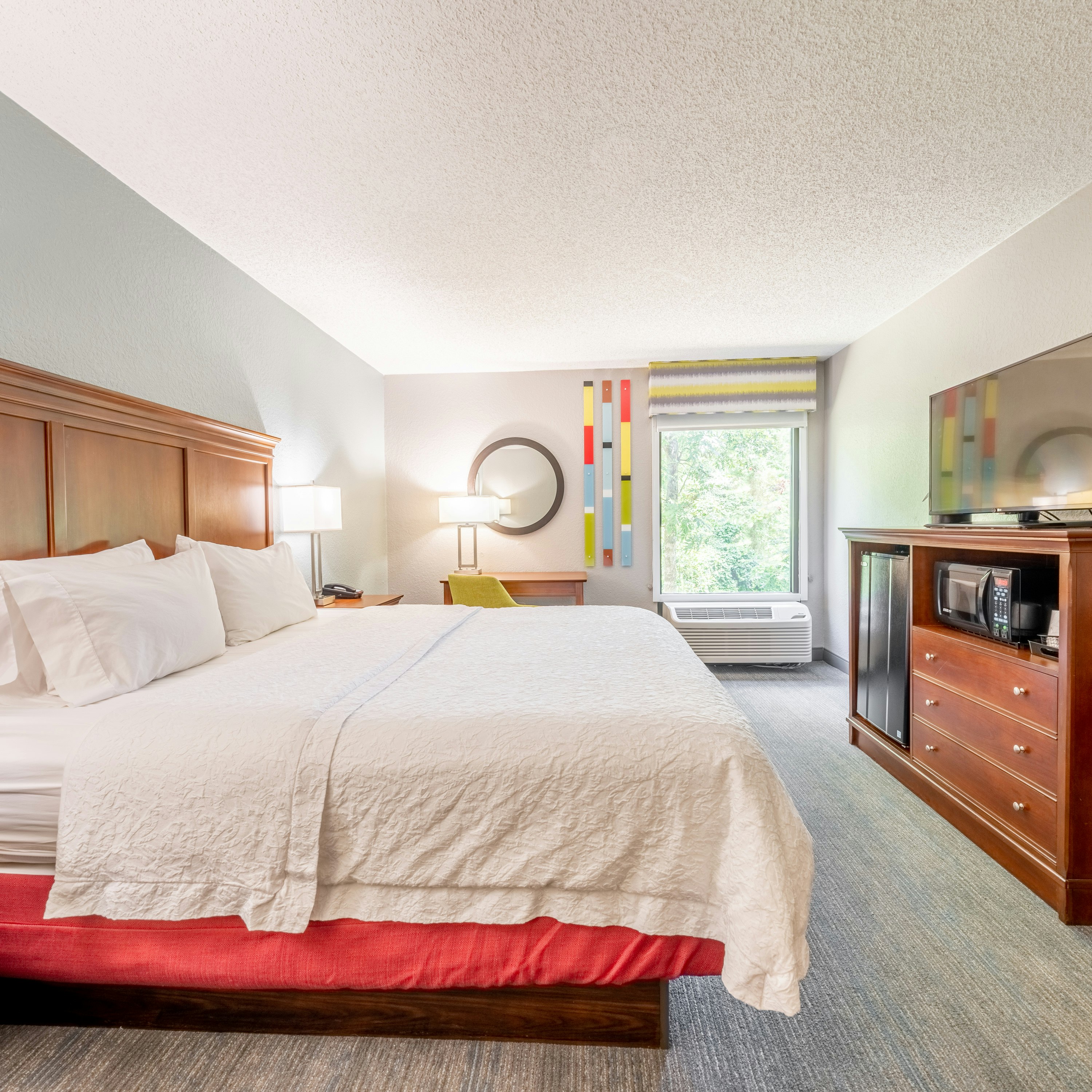 غرفة بسرير كينج، Hampton Inn Gainesville FL 3/8