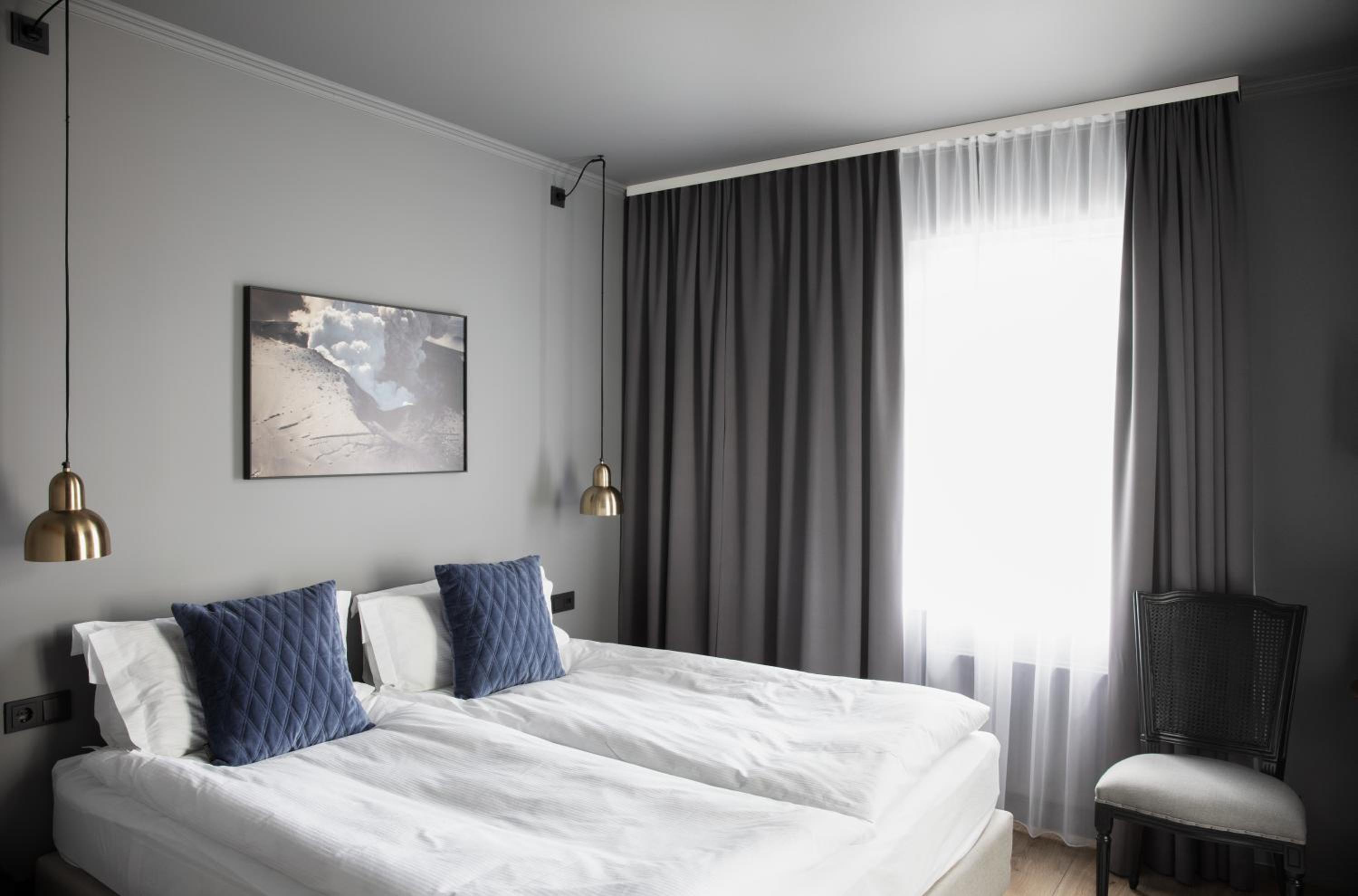 غرفة بسرير مزدوج أو سريرين منفصلين، Hotel Odinsve 2/10