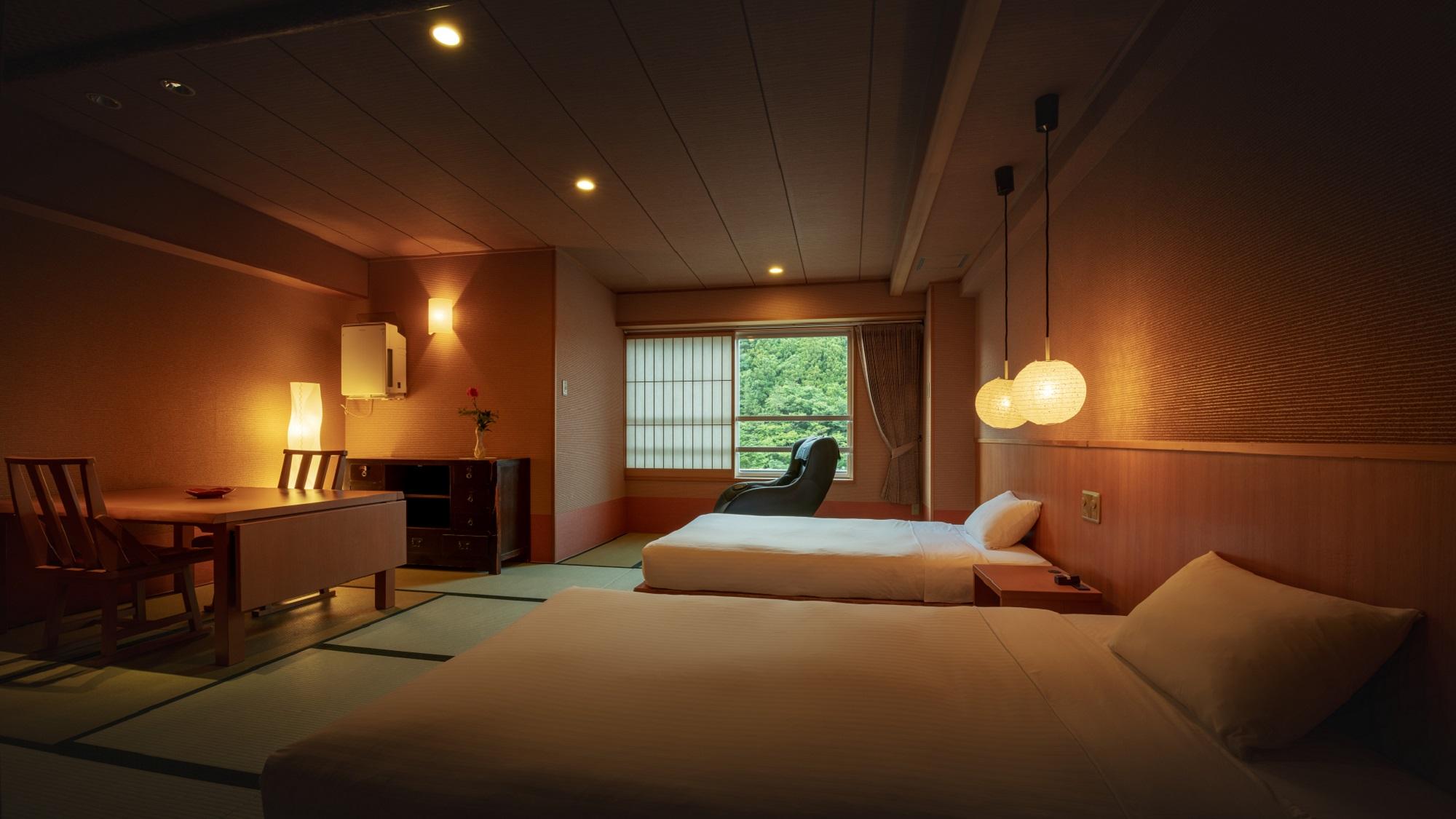 Japanese, Deluxe, Twin Beds, Mountain View, Tatami, Special Floor
