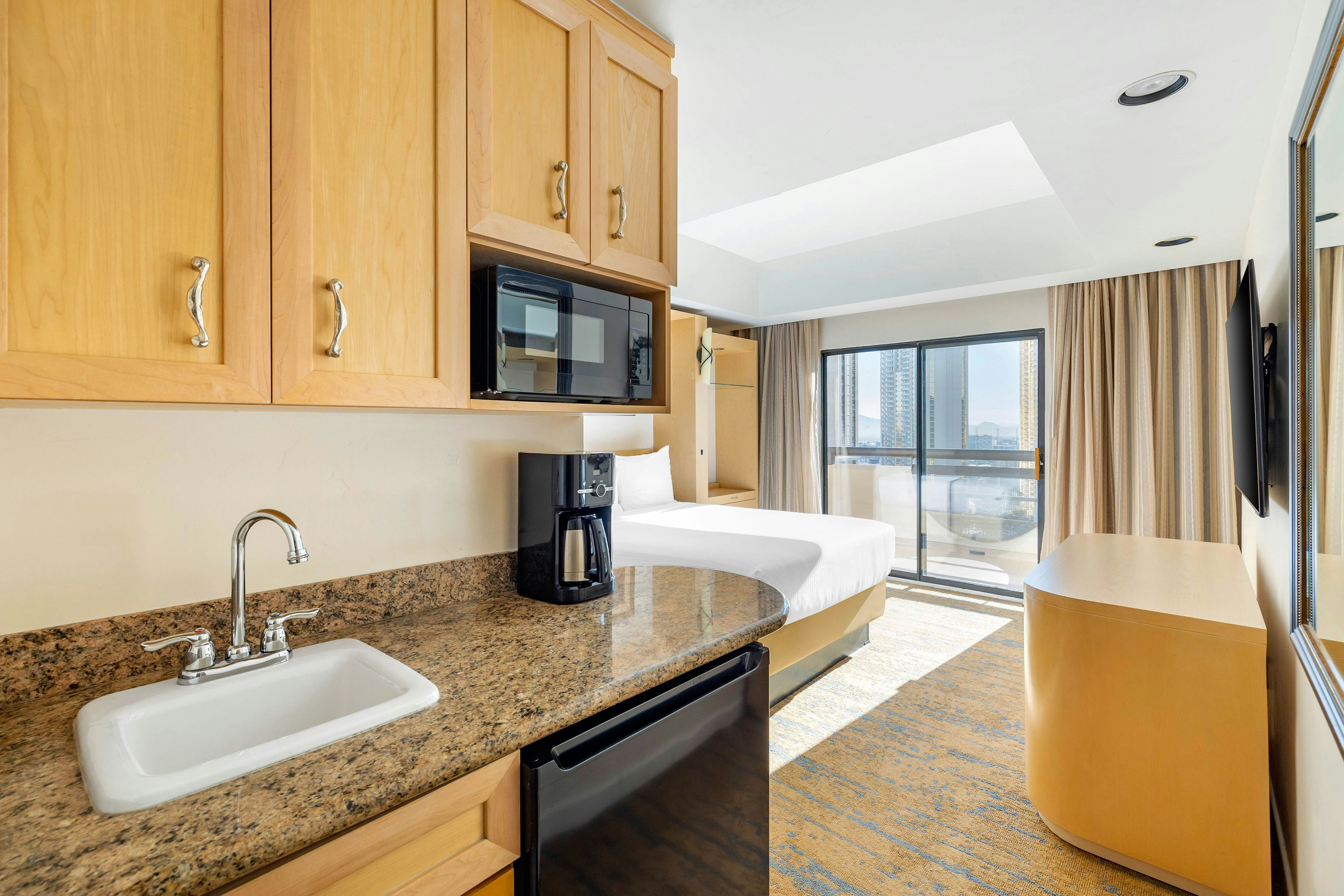 استوديو بسرير كوين بشرفة، Hilton Vacation Club Polo Towers Las Vegas 4/4