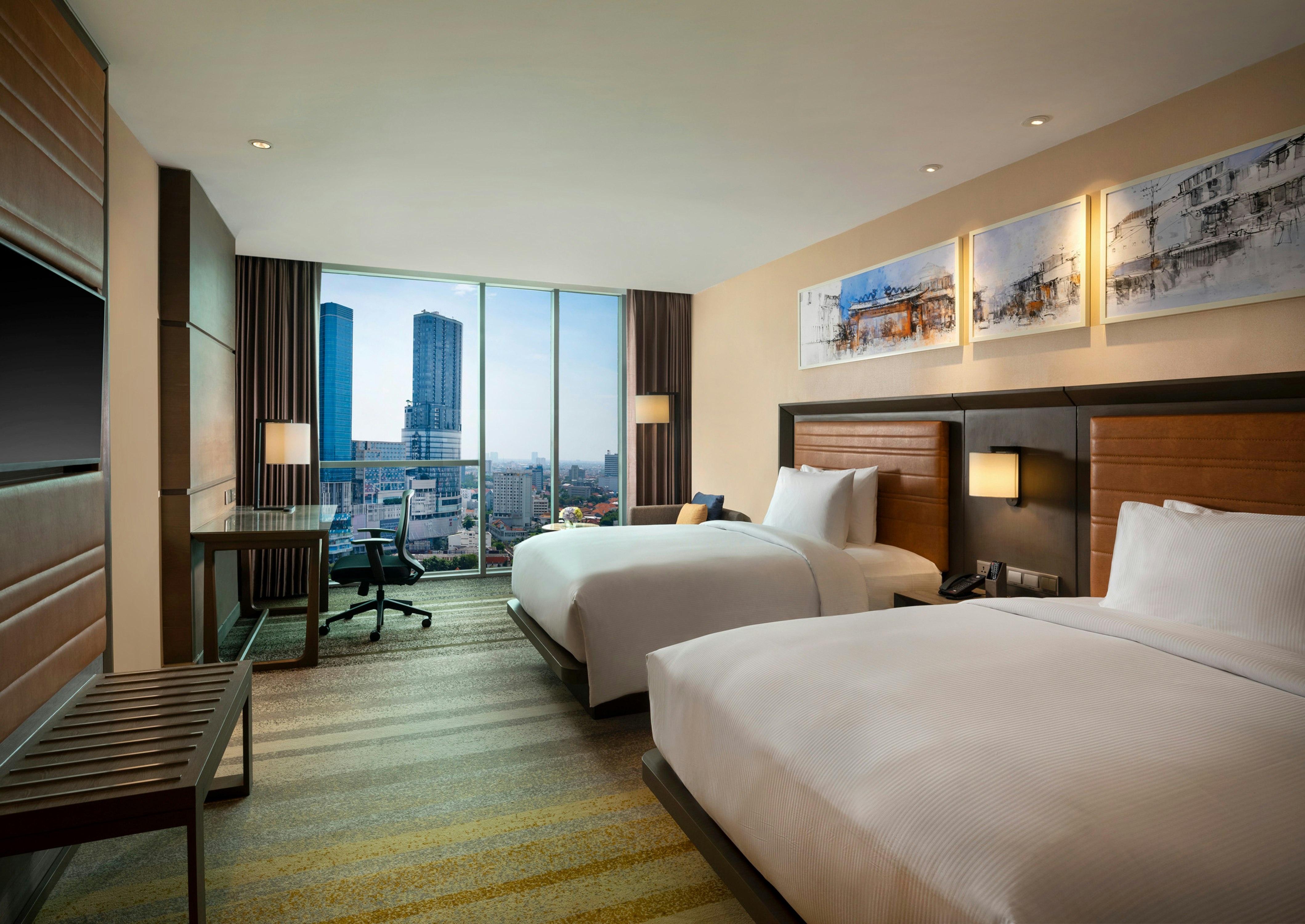 GUEST ROOM, TWIN BEDS