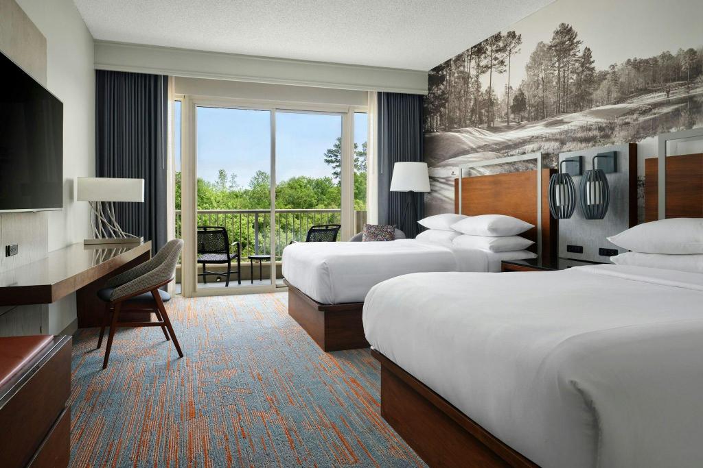 Guest Room, 2 Queen Beds, Resort View, Balcony