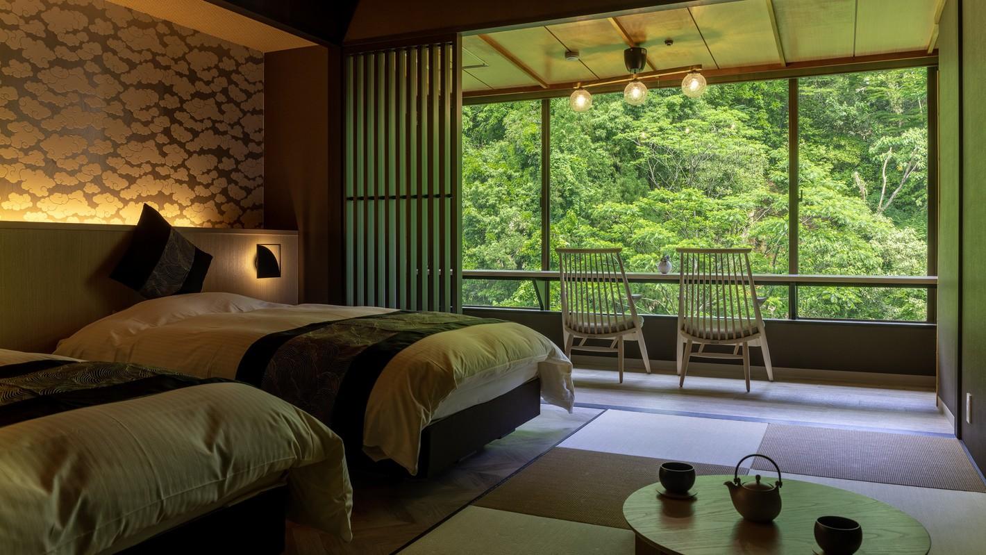 Japanese Western, Twin Beds, Valley View