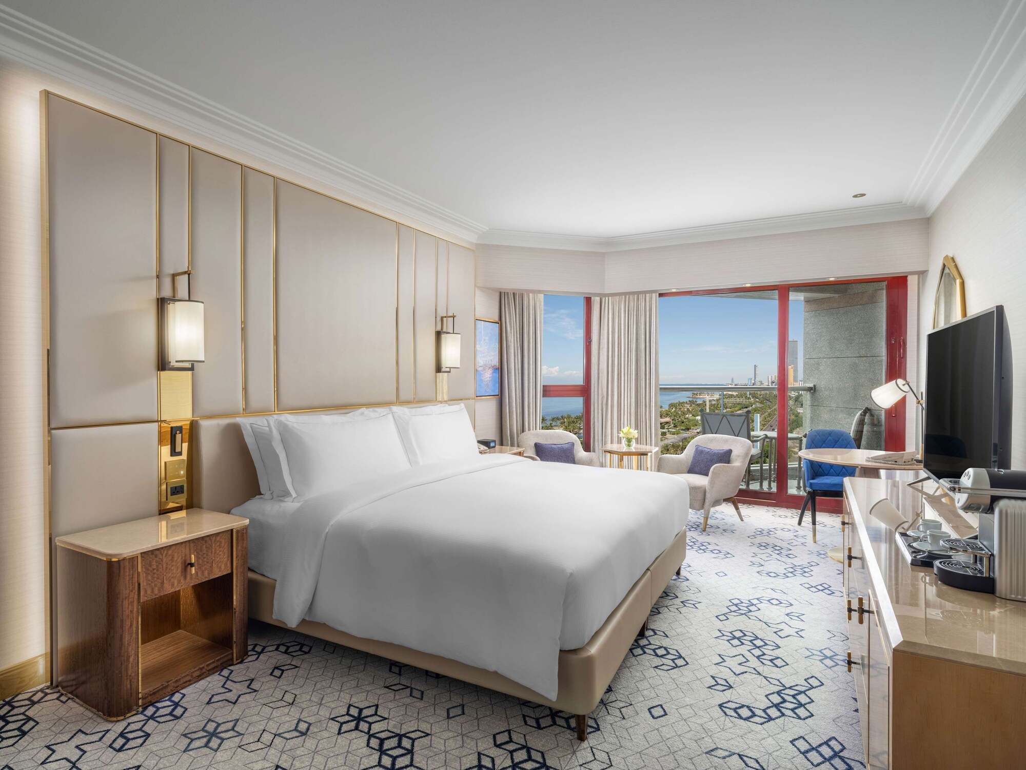 غرفة بريميوم بسريرين منفصلين، هيلتون جدة(Jeddah Hilton) 2/5