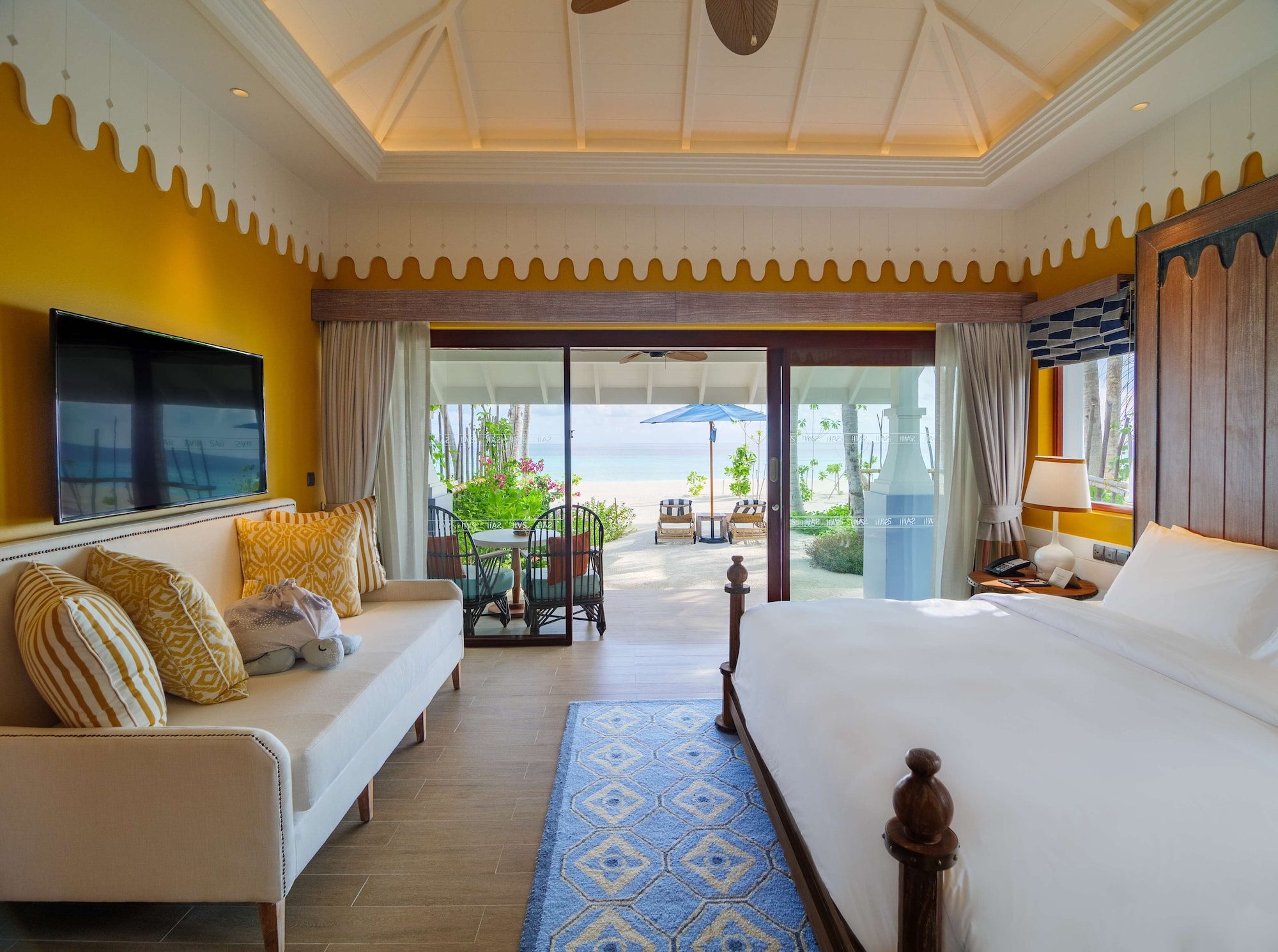Beach Villa, King Bed, with Pool
