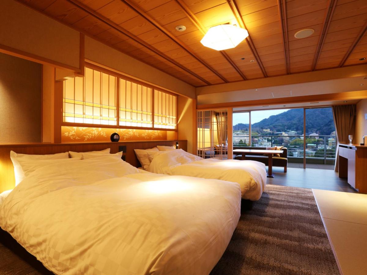 Room, 2 Double Beds, Garden View, Outdoor Bath
