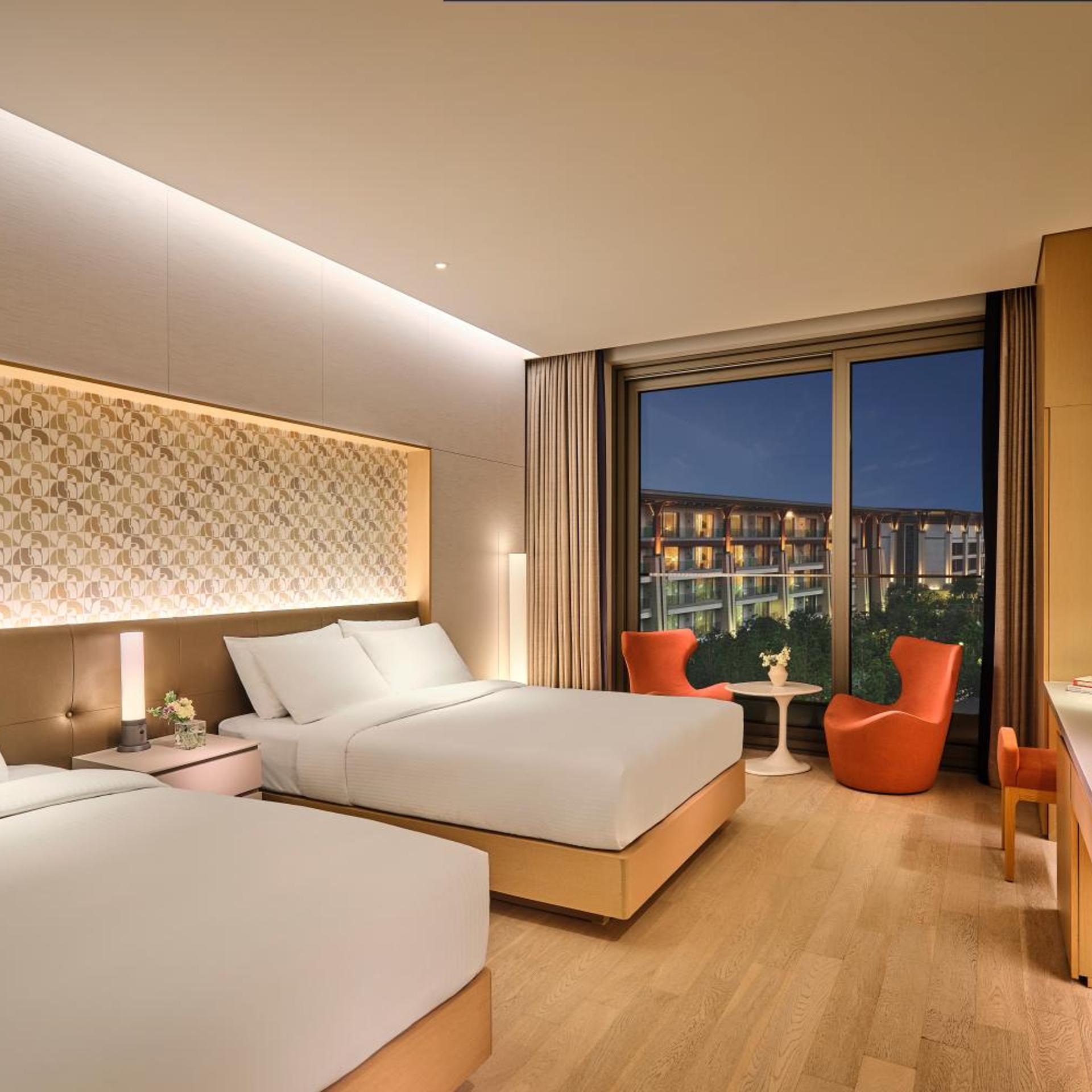 Courtyard, Deluxe, Family, Twin Beds