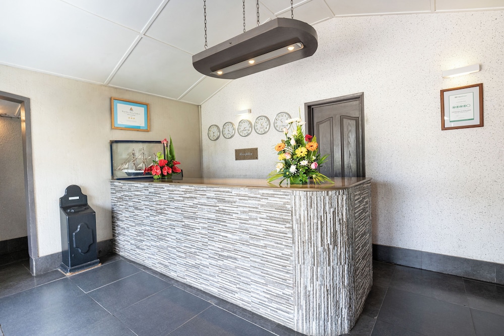 Lobby at LE GRAND BLEU HOTEL, TROU AUX BICHES