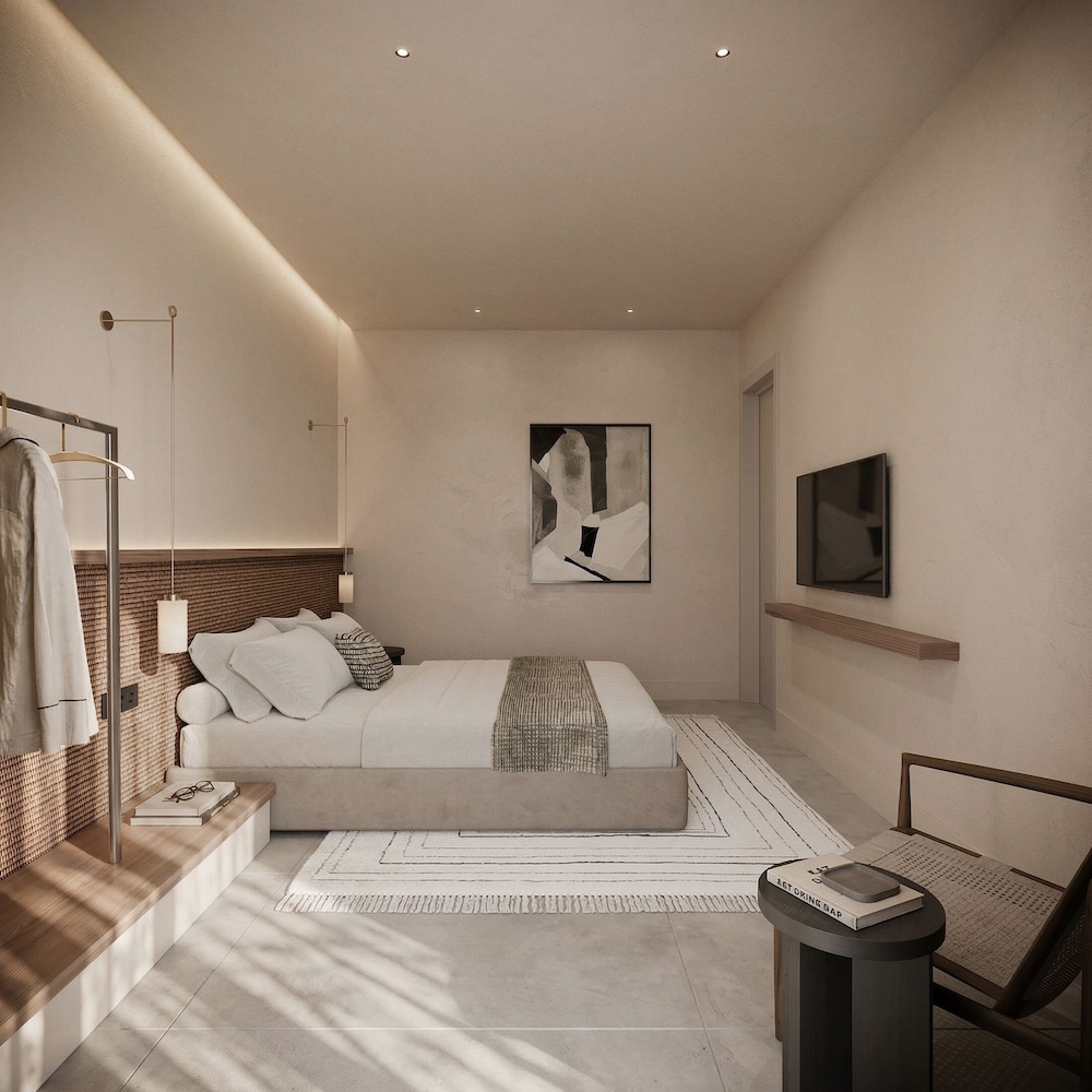 جناح استوديو سوبيريور بسرير كوين بإطلالة على البحر مع أريكة، Breaq Santorini Hotel (Ex Margarita Hotel Santorini) 6/9