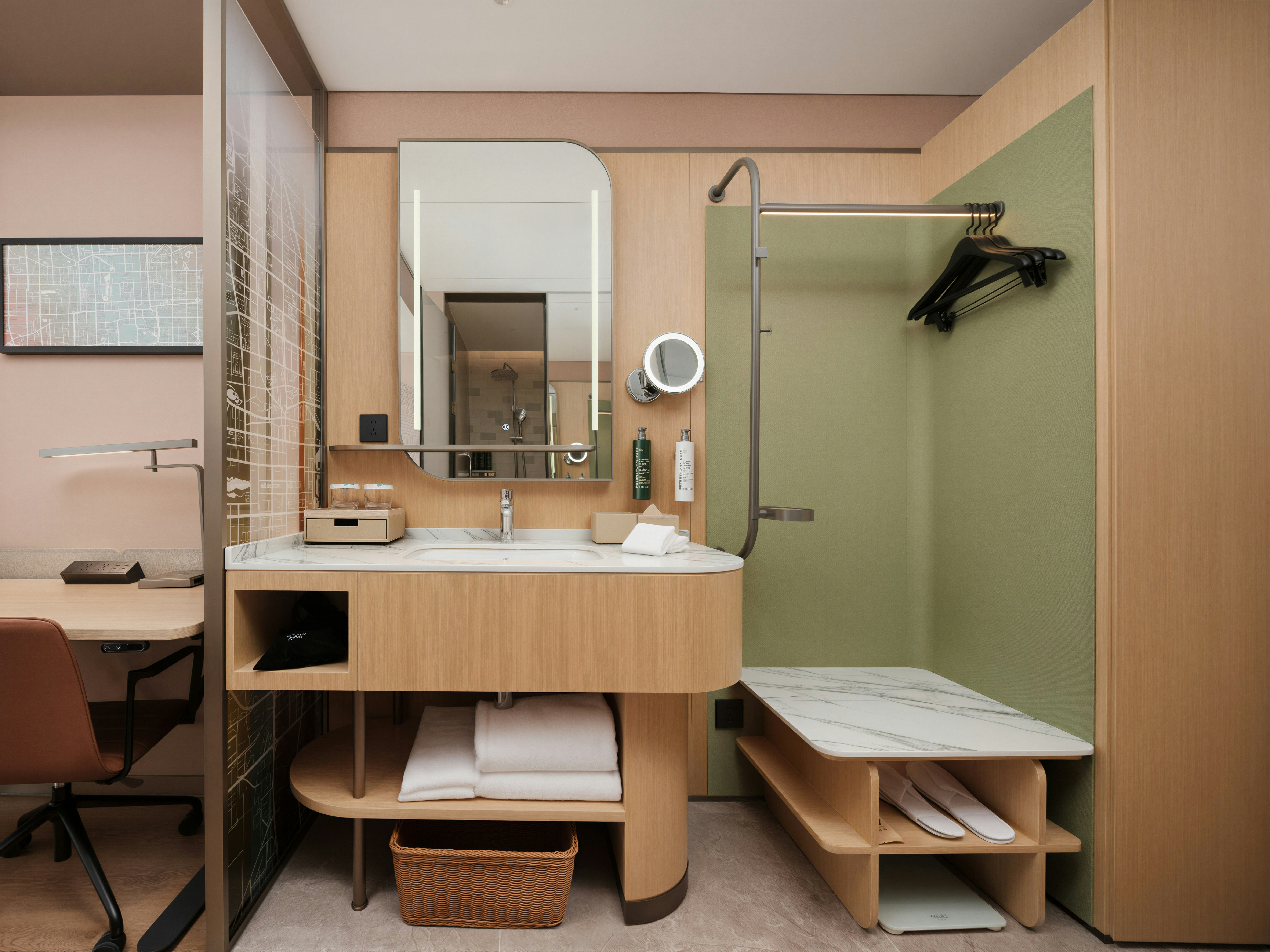 غرفة ديلوكس بسرير كينج، Hilton Garden Inn Beijing Asian Games Village 4/6