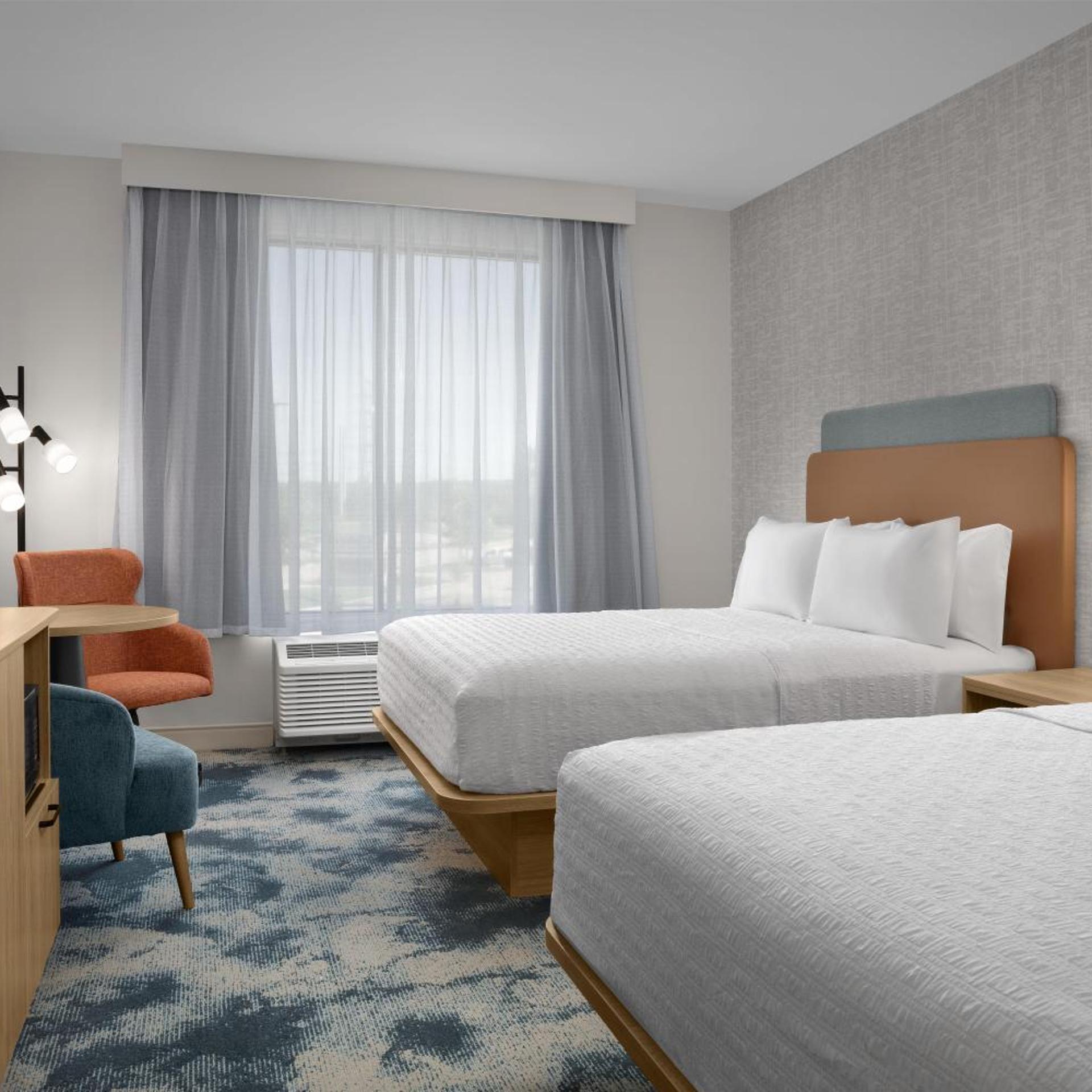 Executive, 2 Queen Beds, Water View