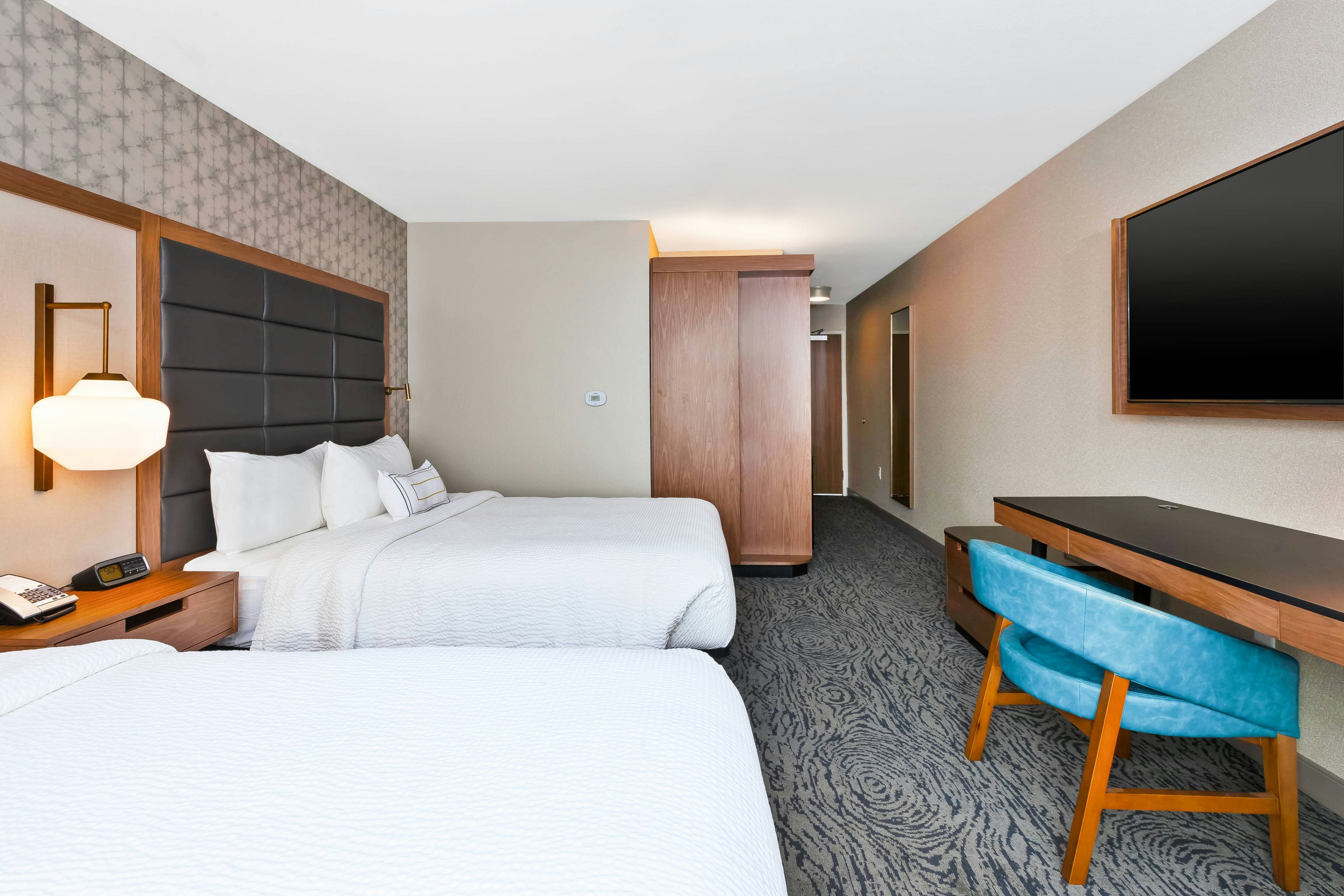 غرفة بسريرين كوين، Fairfield Inn & Suites By Marriott Kalamazoo 2/3