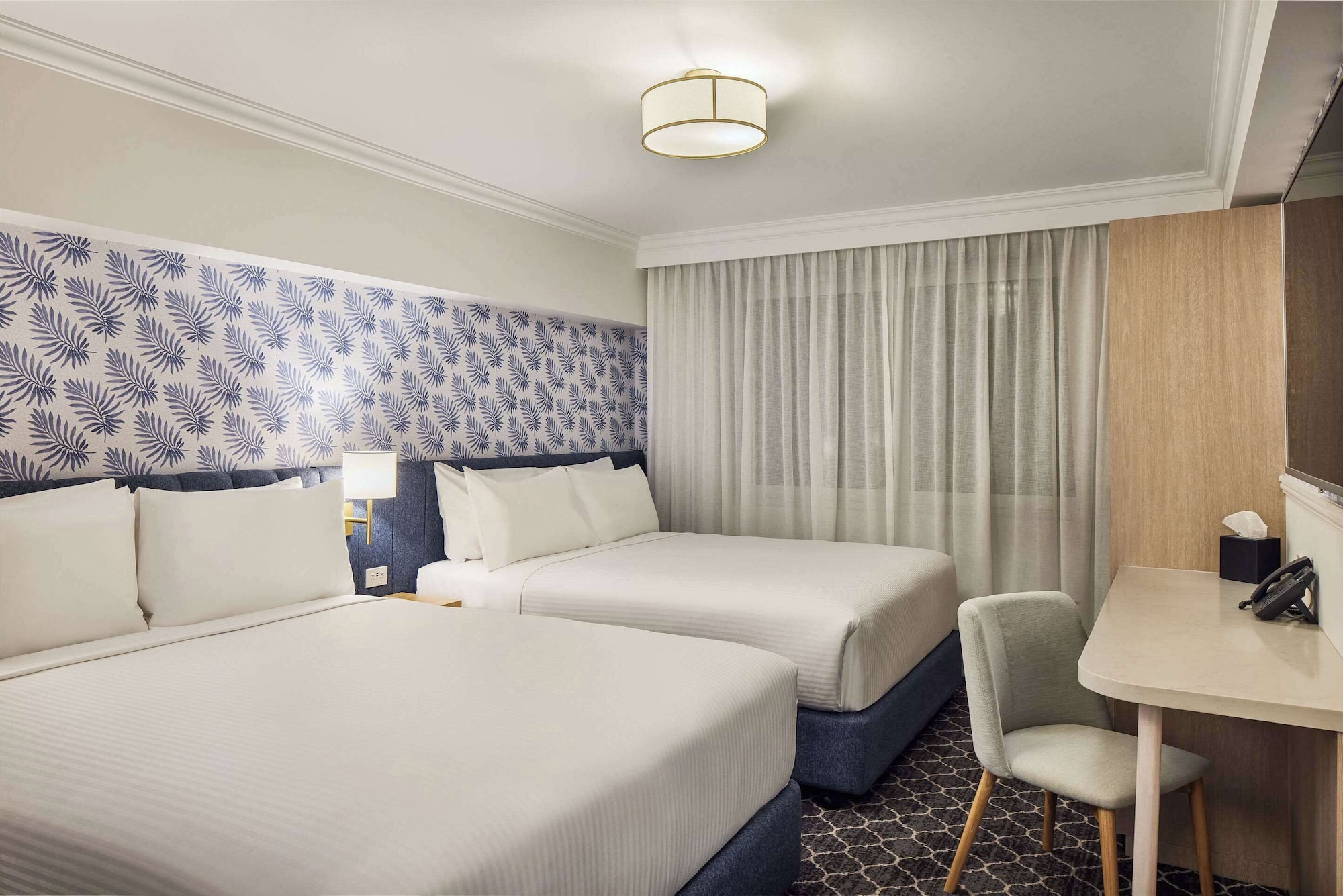 Essential, 2 Queen Beds, No Window