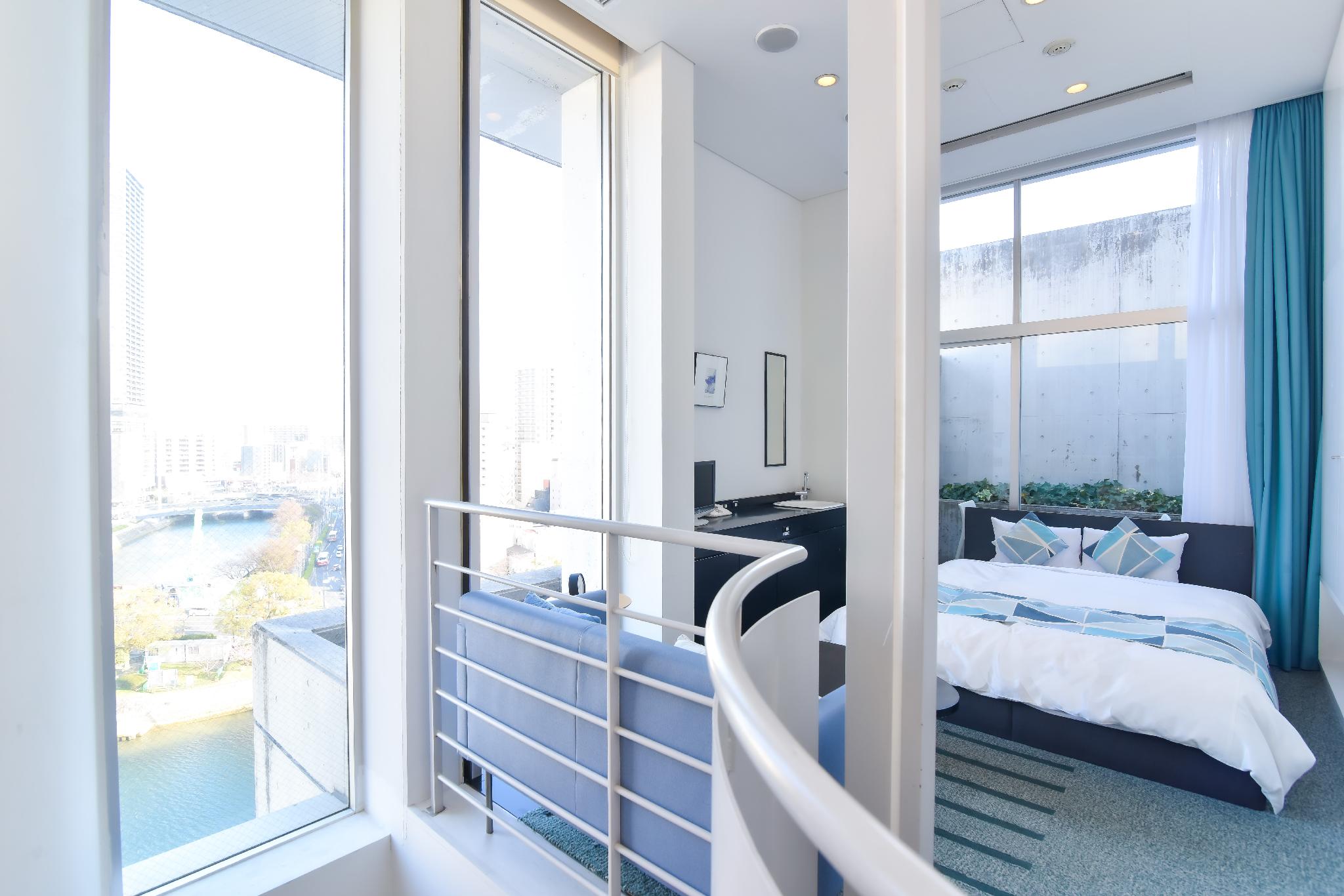 Maisonette, Standard, Double Bed, River View, Stair View, Night View
