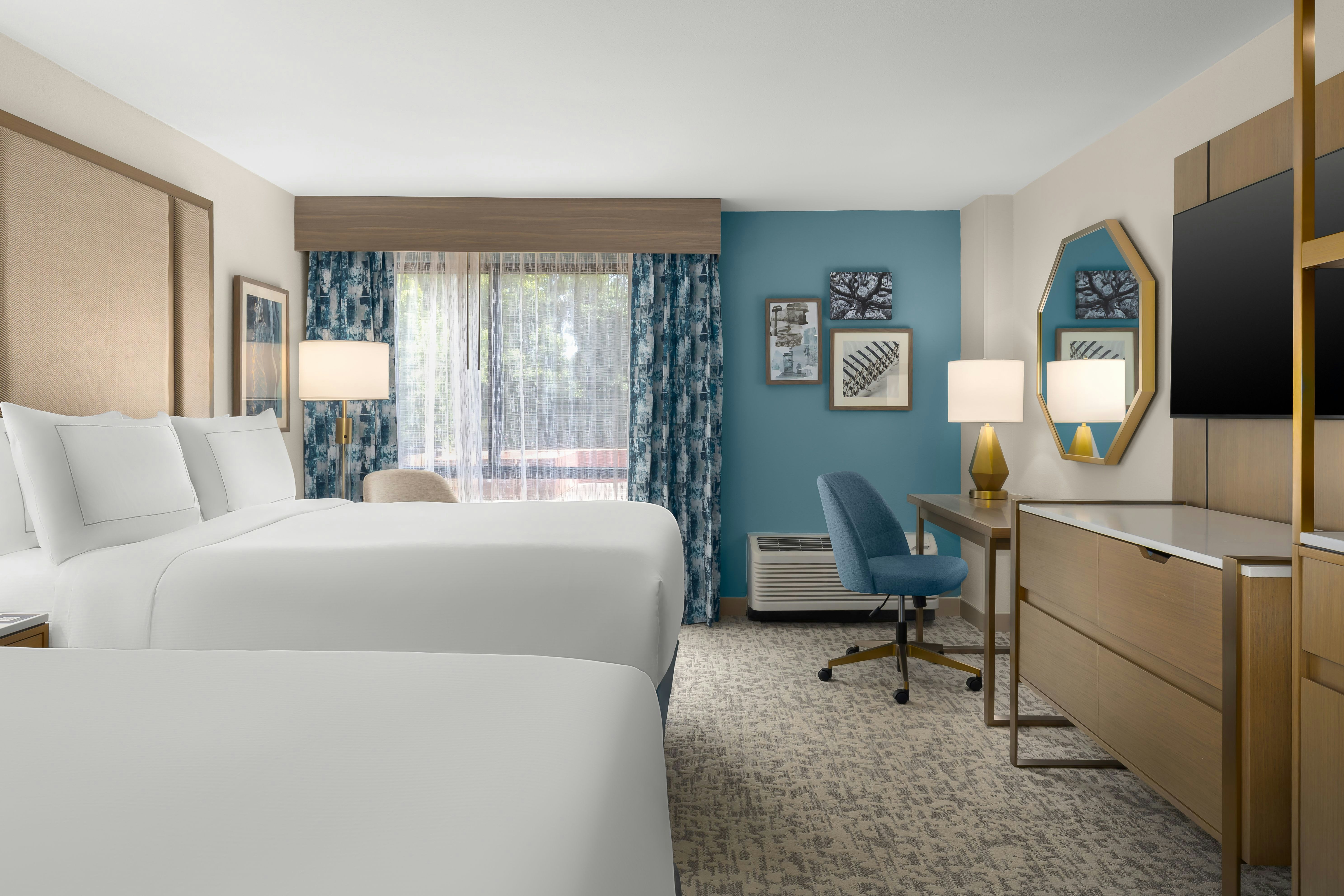 ROOM, 2 DOUBLE BEDS, ACCESSIBLE