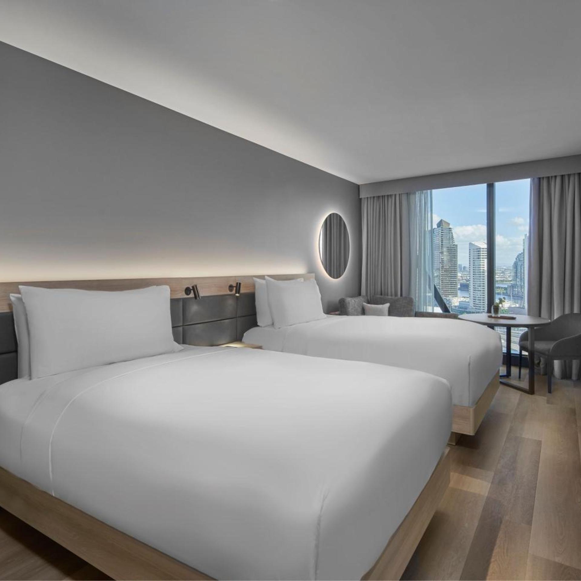 Guest Room, Superior, 2 Double Beds, Urban View