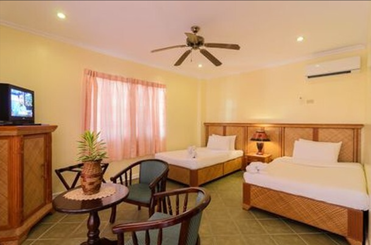 Semi Room, Bungalow, 2 Semi Double Beds