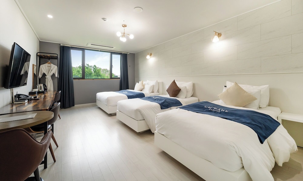 غرفة سوبيريور ثلاثية بسرير مزدوج وسريرين منفصلين، Andong Cm Park Hotel 5/10