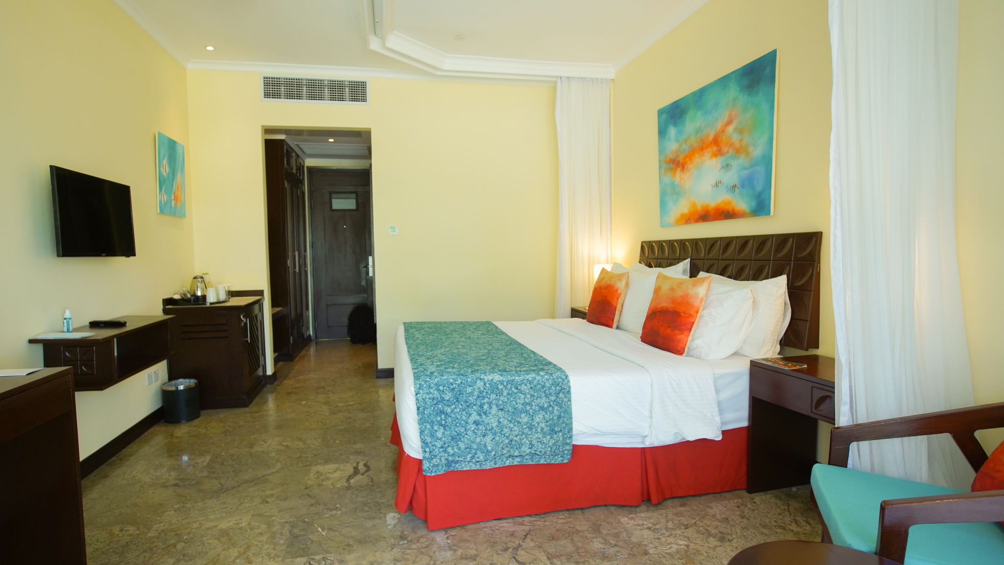 غرفة بسرير مزدوج بإطلالة على الحديقة، Sarova Whitesands Beach Resort and Spa 2/4