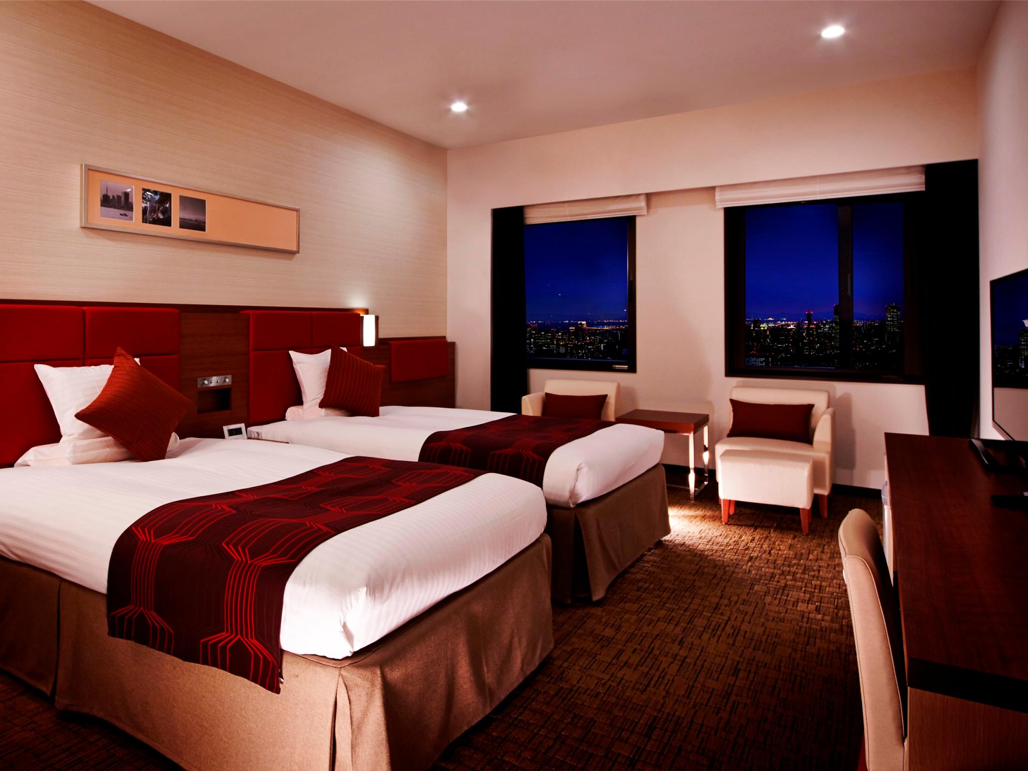 Semi Room, Grand, Deluxe, 2 Semi Double Beds, Smoking