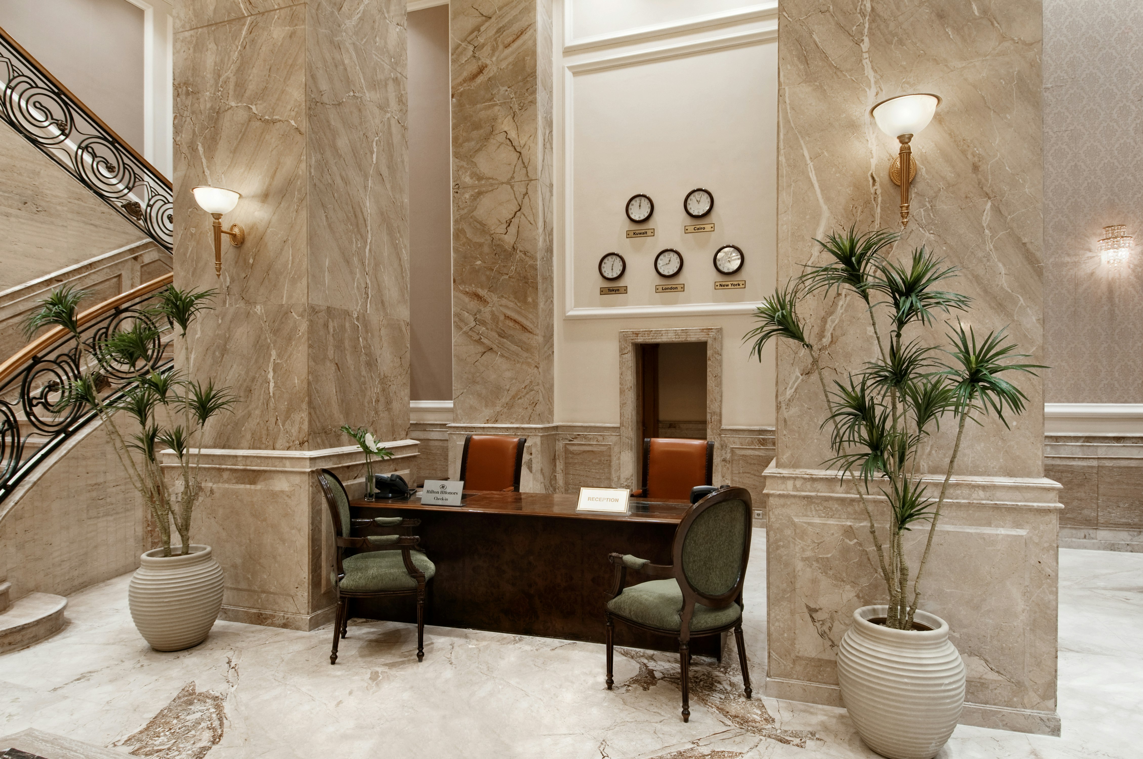 Lobby at Hilton Cairo Zamalek Residences, CAIRO