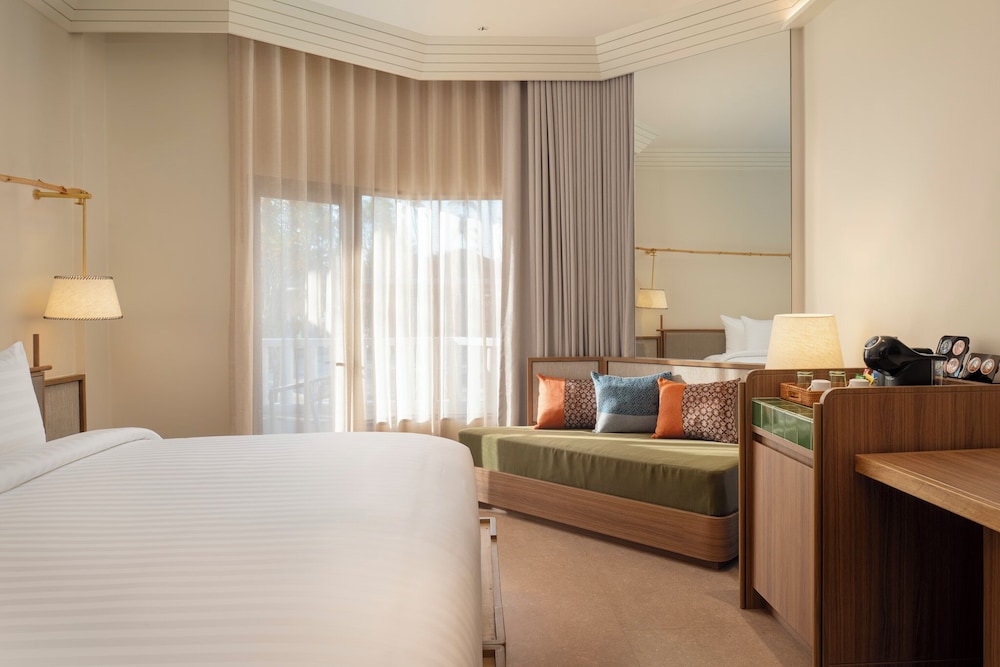 غرفة بريميير بسريرين منفصلين بإطلالة على البحر، Aonang Villa Resort 10/10