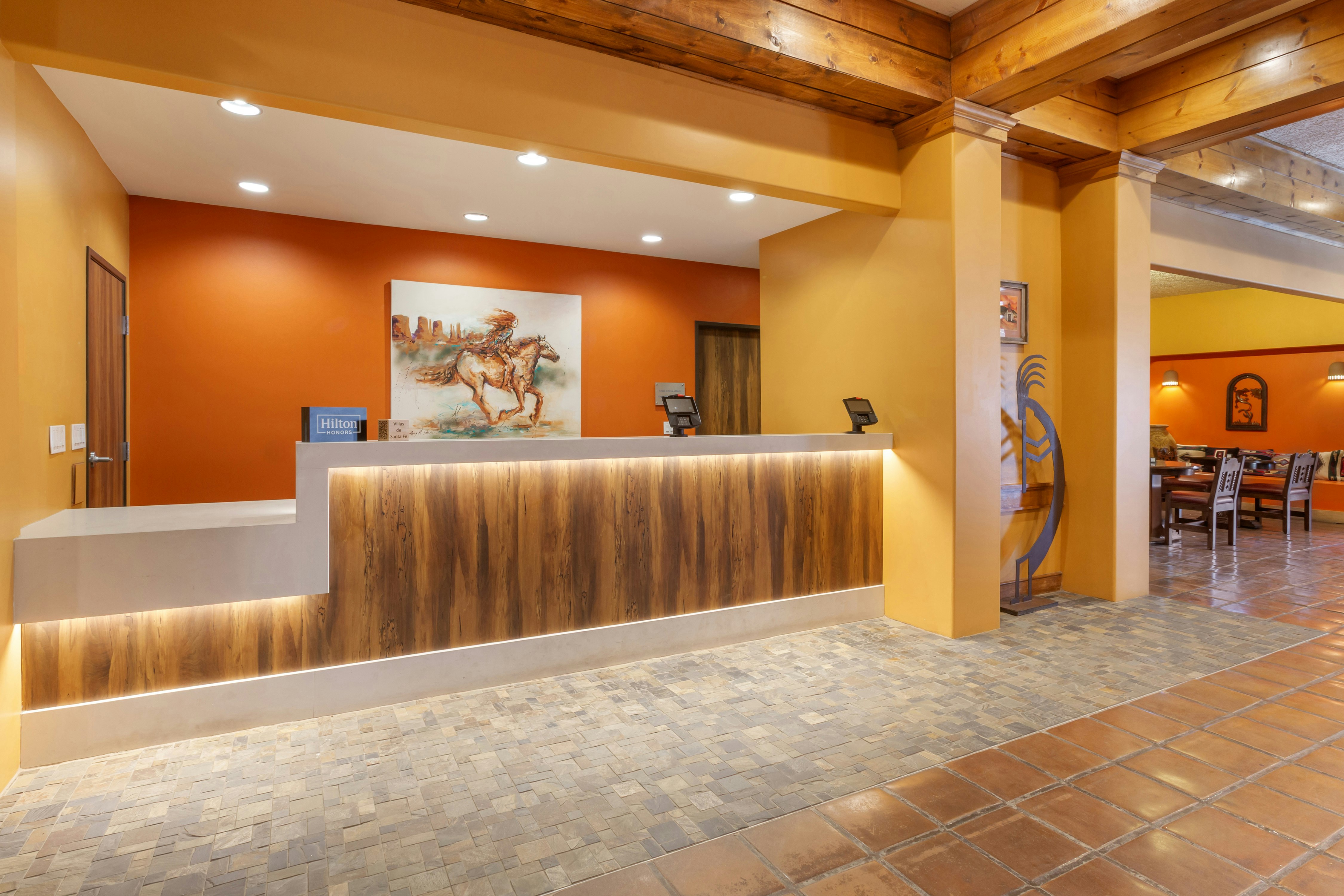 Lobby at Hilton Vacation Club Villas de Santa Fe, SANTA FE - NM