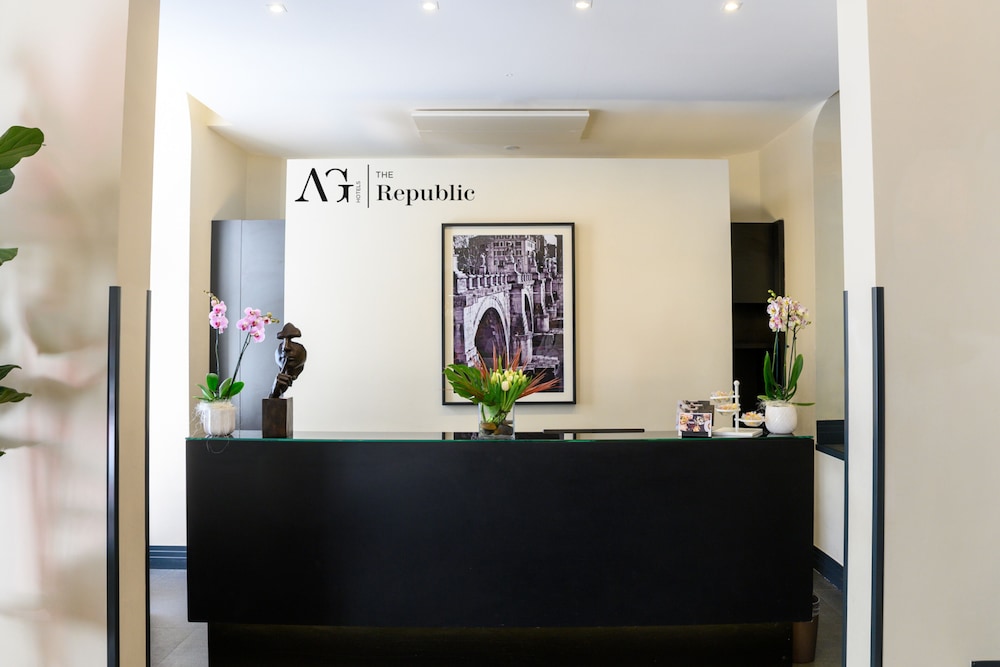 Lobby at The Republic Hotel, ROME