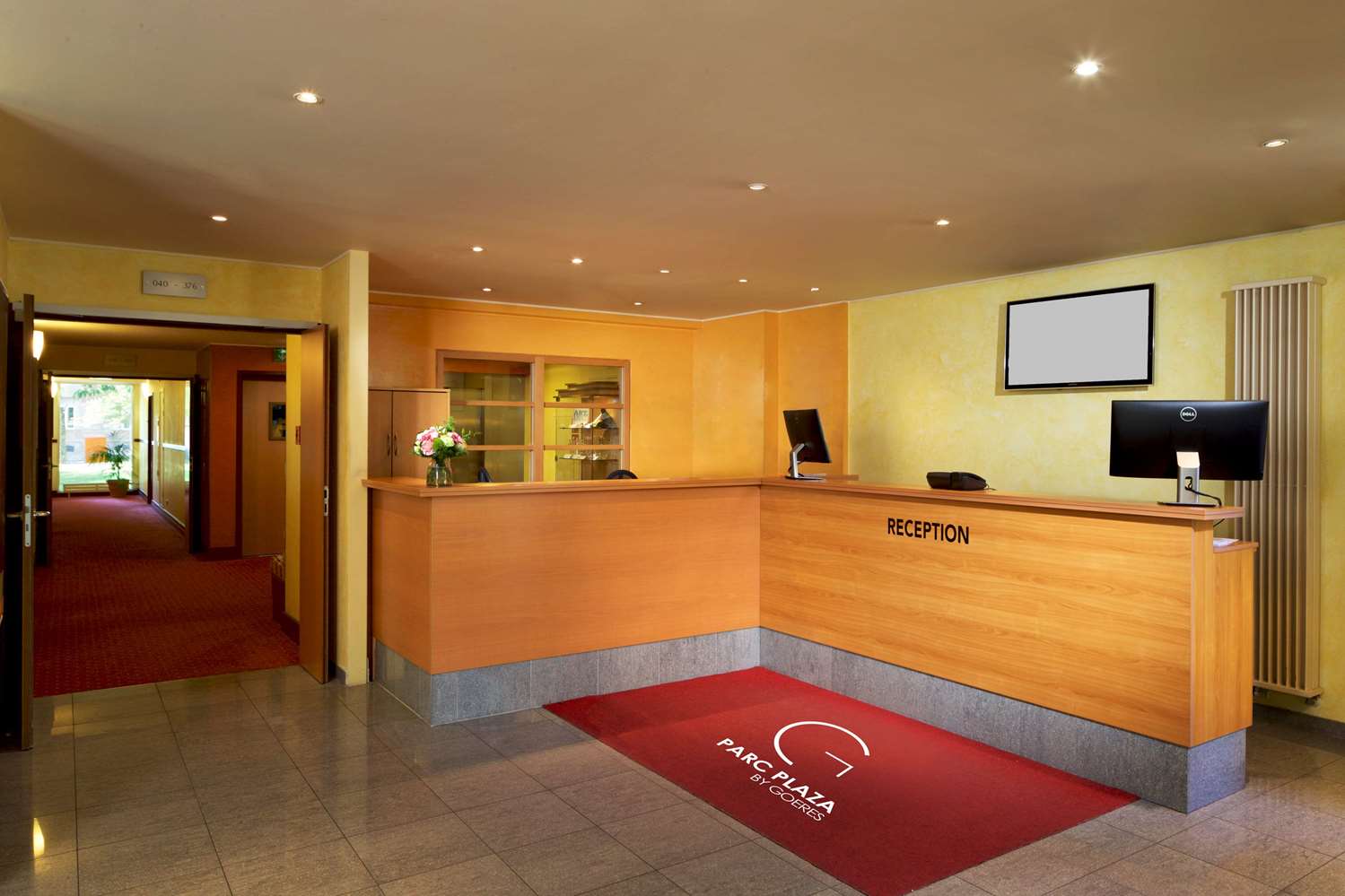 Lobby at Hotel Parc Plaza, WorldHotels Distinctive, LUXEMBOURG