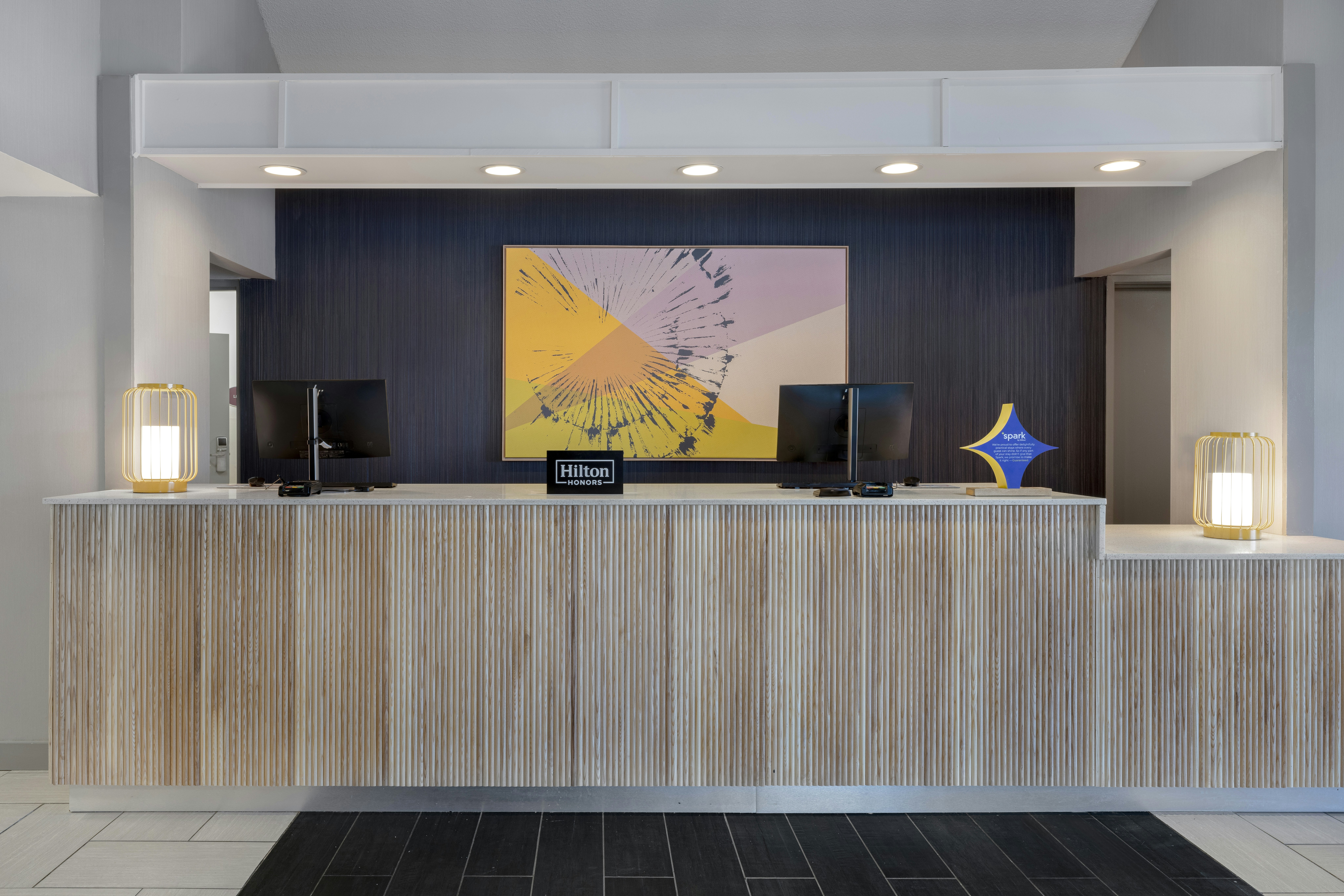Lobby at Spark by Hilton Bentonville, BENTONVILLE - AR