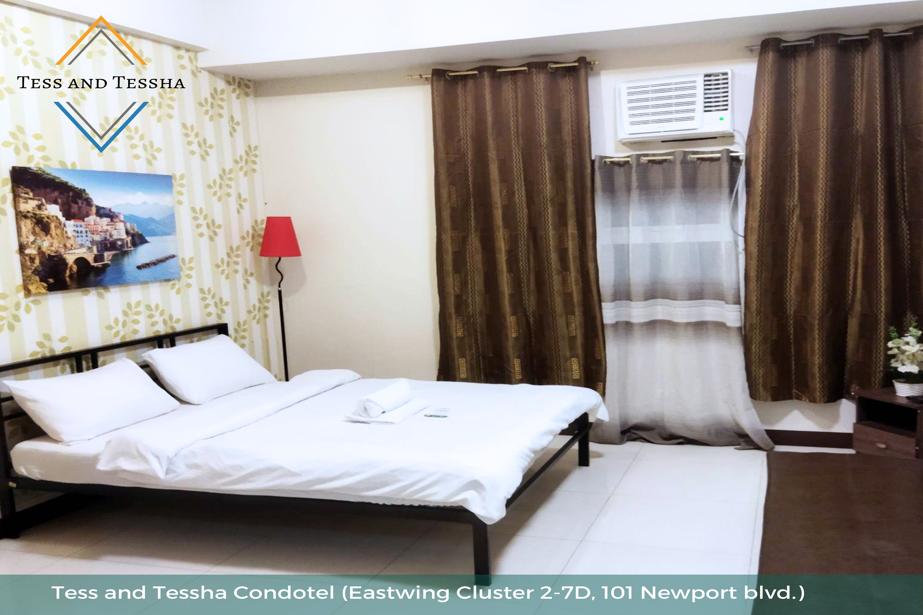 استوديو ديلوكس، Tess and Tessha Condotel near T3 Airport 3/8