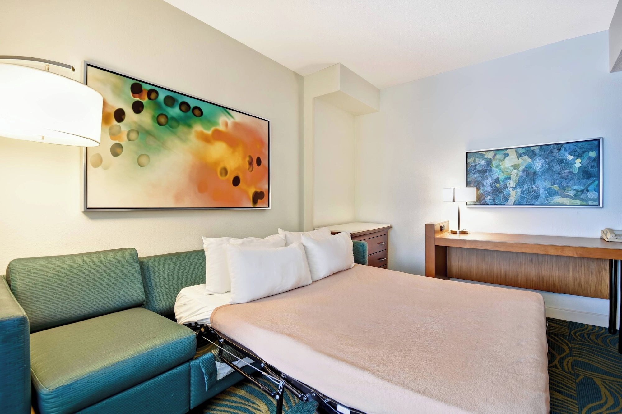 استوديو بسرير كينج مع أريكة لذوي الإعاقة، Springhill Suites Baltimore Bwi Airport 3/7
