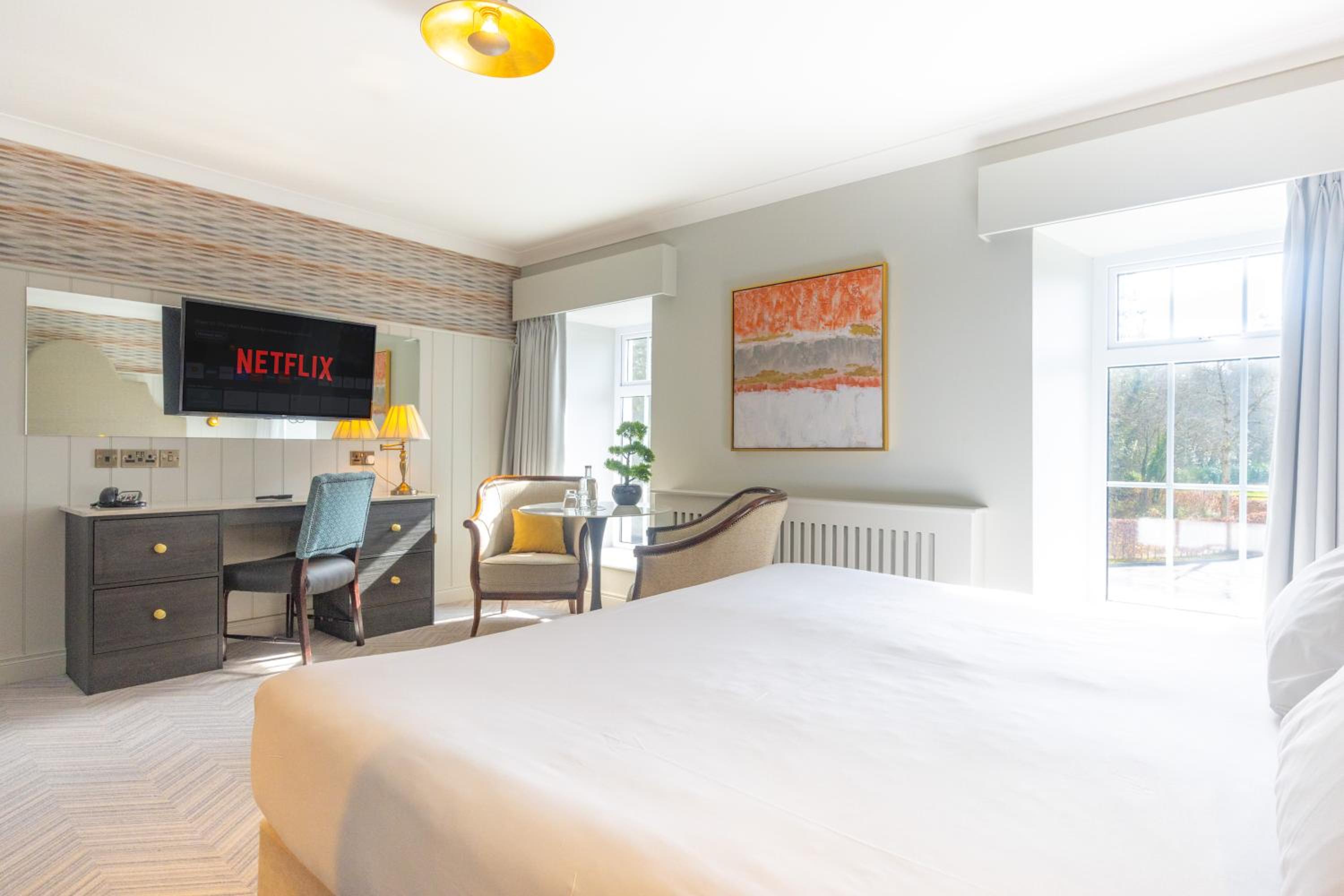 غرفة بسرير مزدوج أو سريرين منفصلين، Bloomfield House Hotel Mullingar 5/8