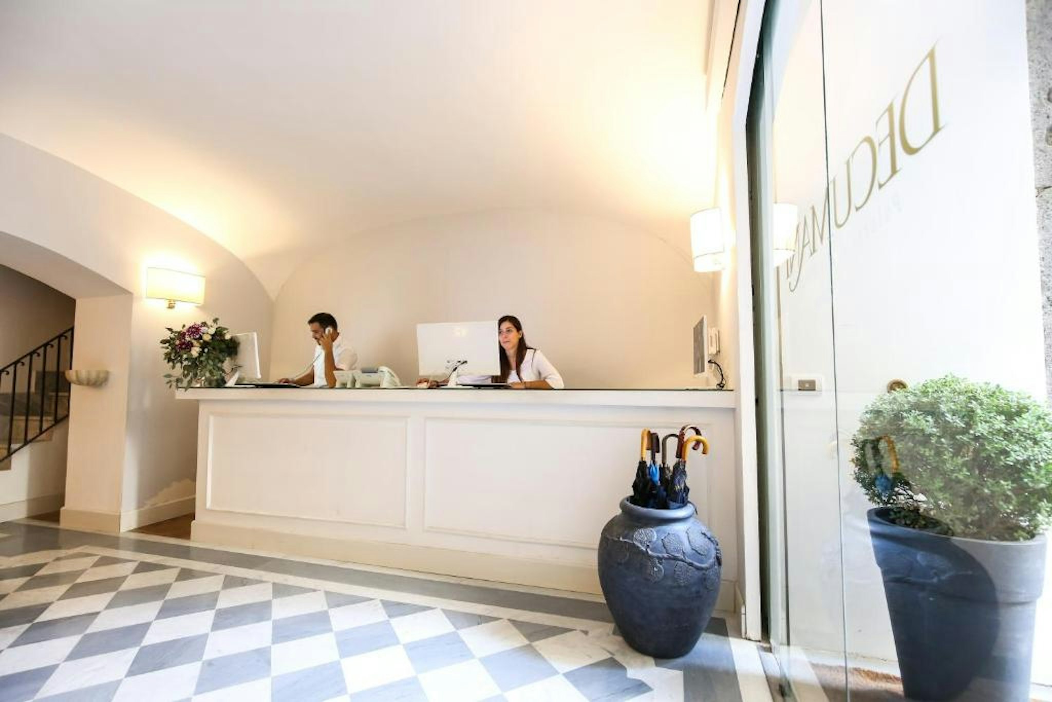 Lobby at Decumani Hotel De Charme, NAPLES