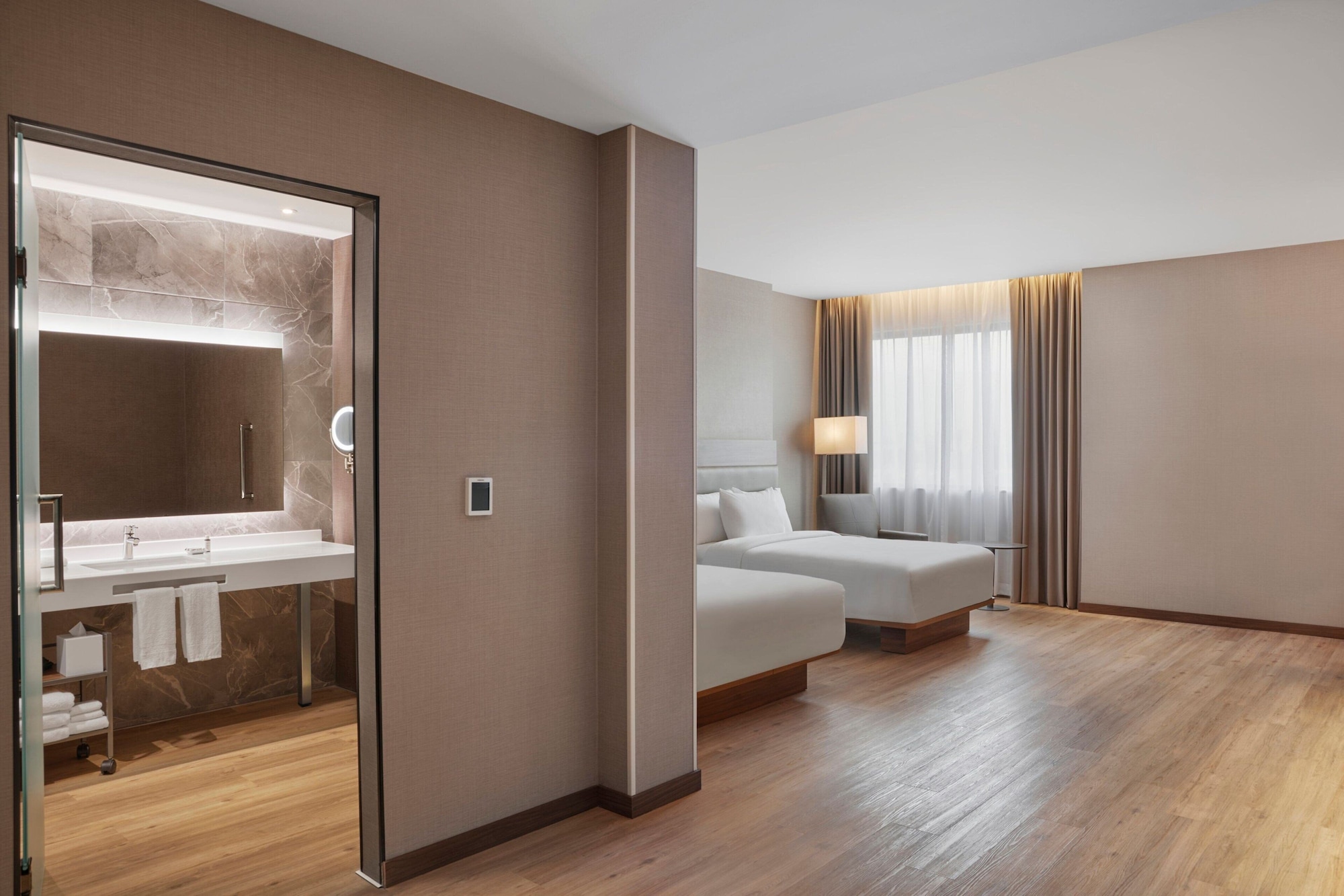 غرفة بسريرين مزدوجين بإطلالة على المدينة، Ac Hotel By Marriott Saltillo 3/6