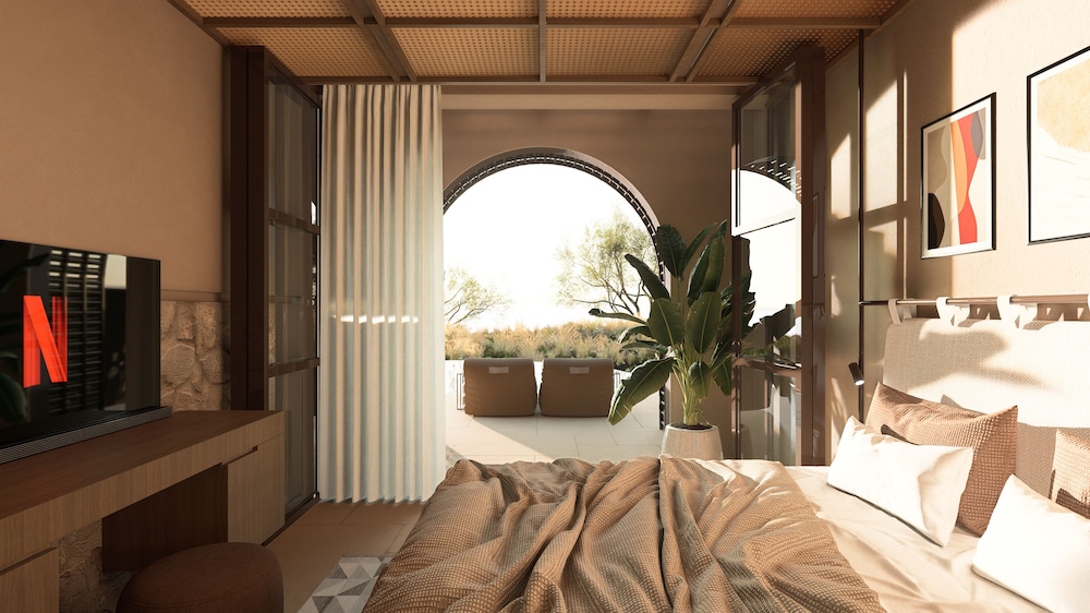 Maisonette, Double and Twin Beds, Private Pool