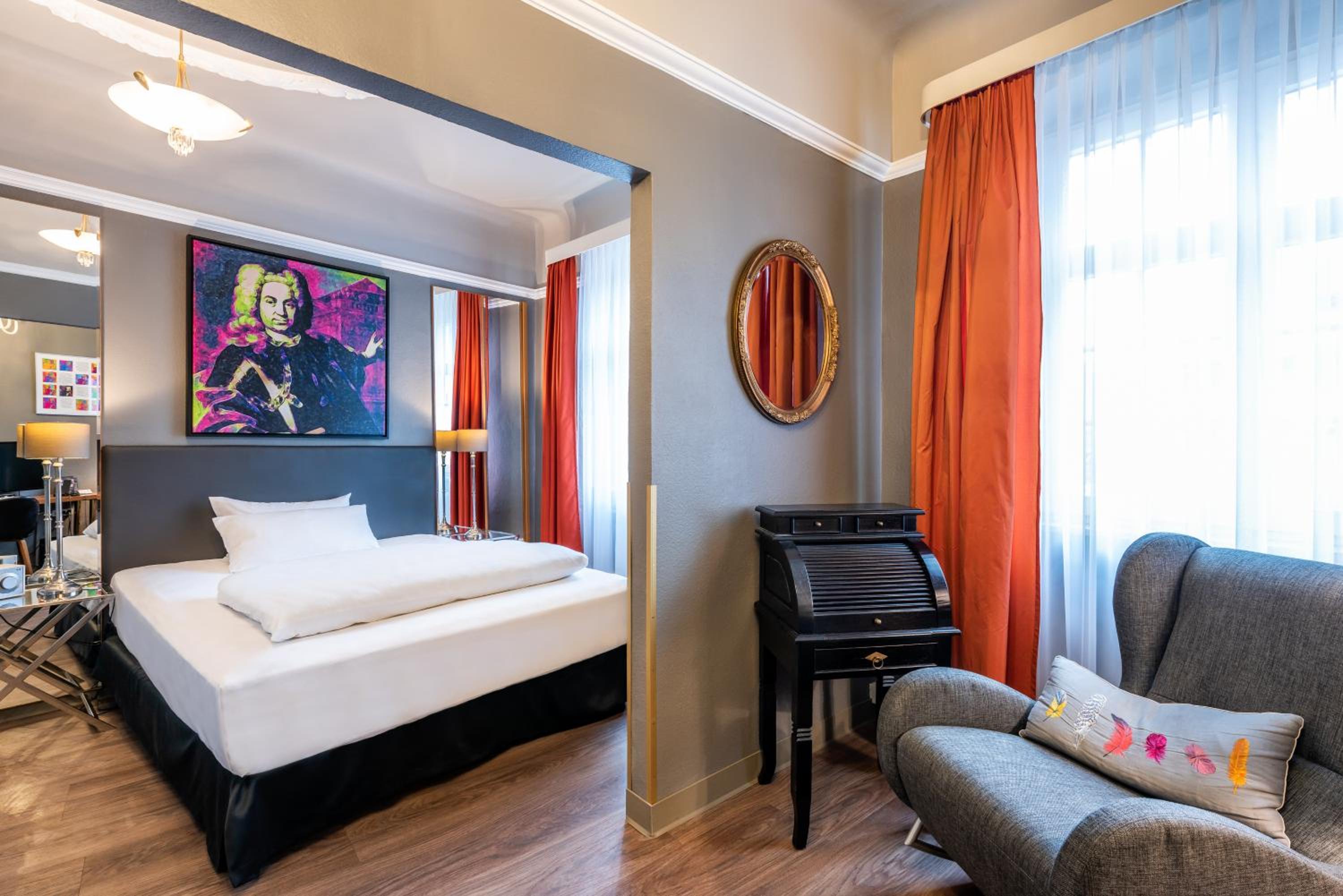 غرفة سوبيريور بسرير كينج، Hotel Wurzburger Hof 2/10