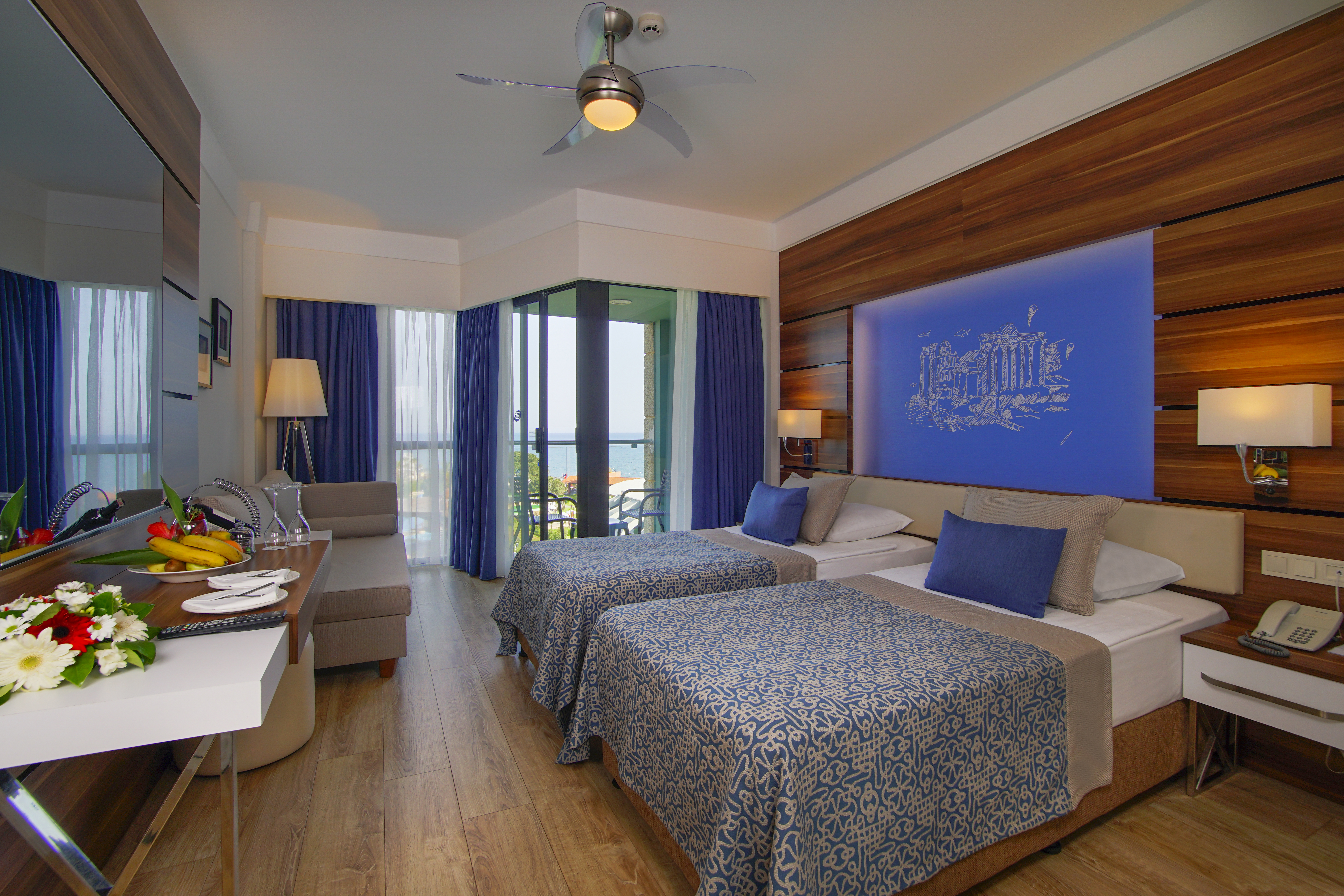 Room, Single, Double Bed, Land View