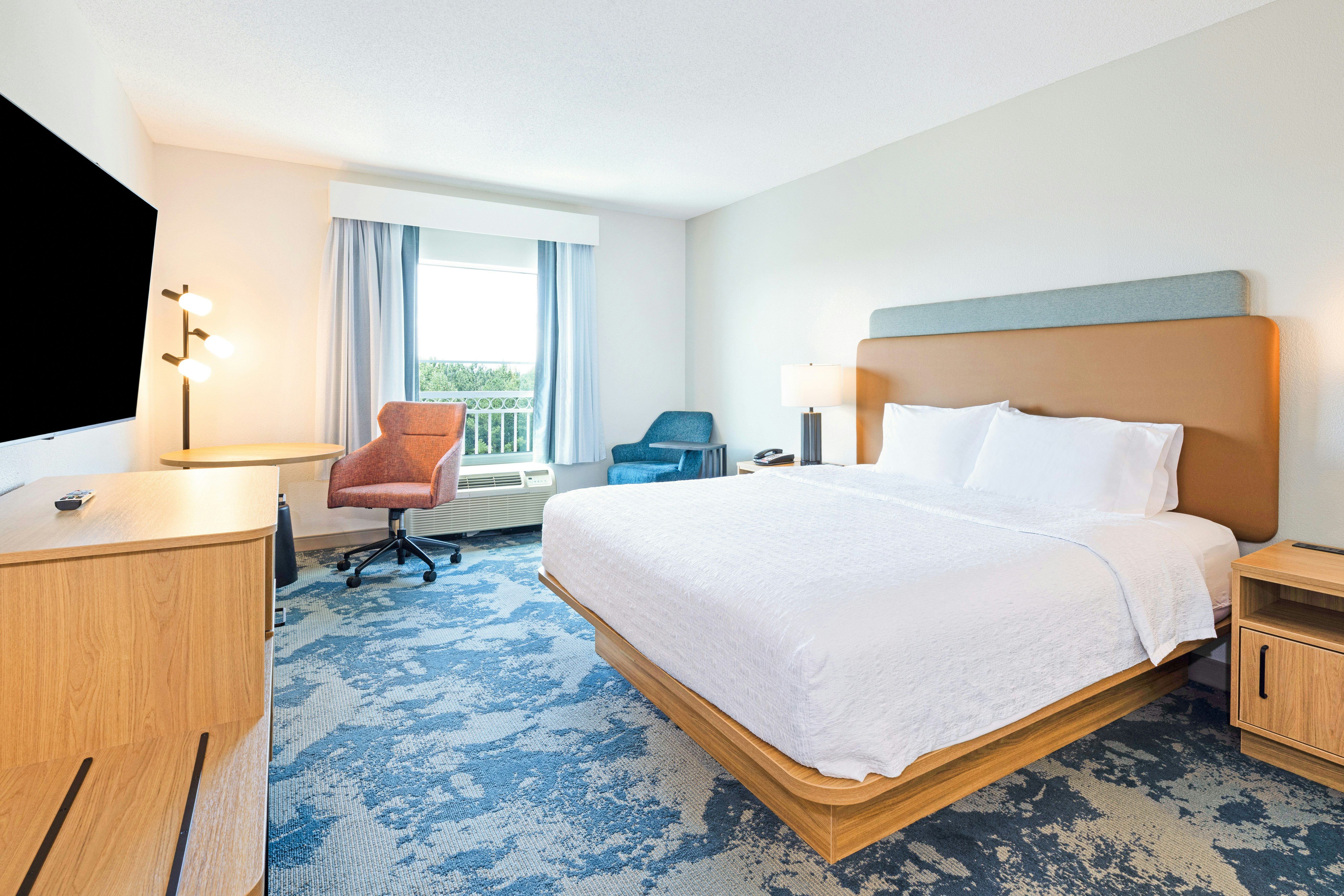 غرفة بسرير كينج، Hampton Inn Lawrenceville Duluth 3/5