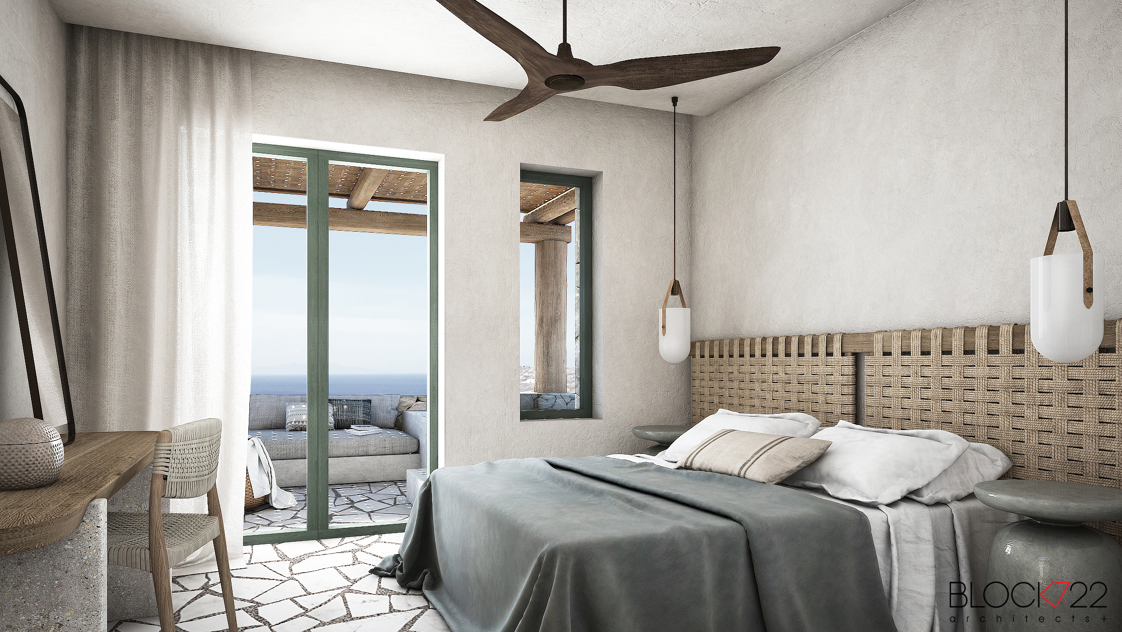 MAISONETTE, SEA VIEW, OUTDOOR JETTED TUB