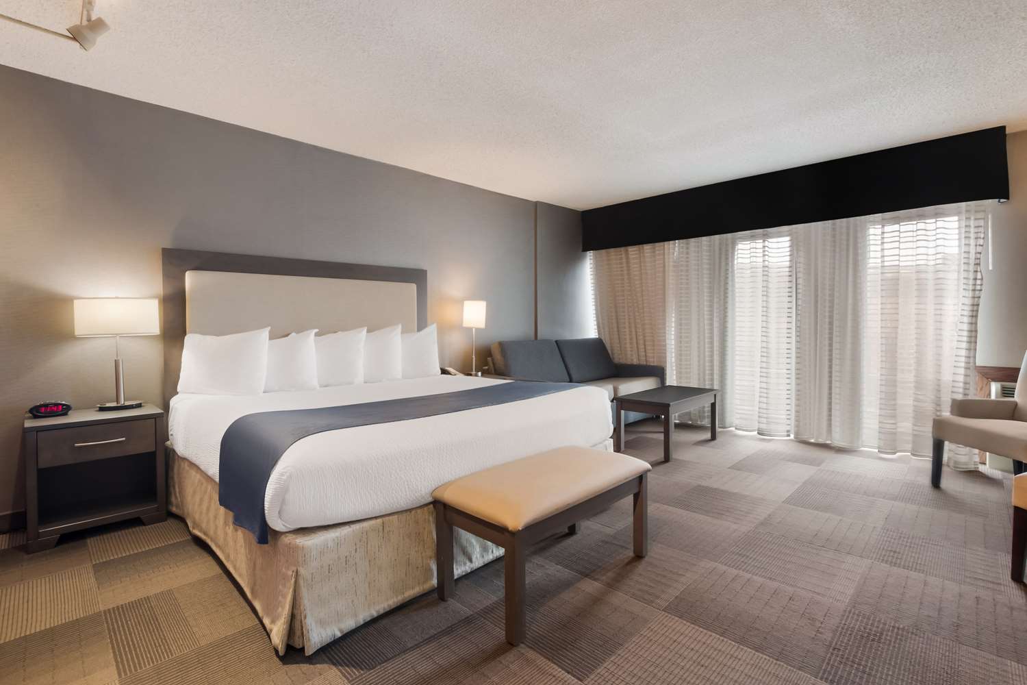 Room, King Bed, Sofa, Kitchenette