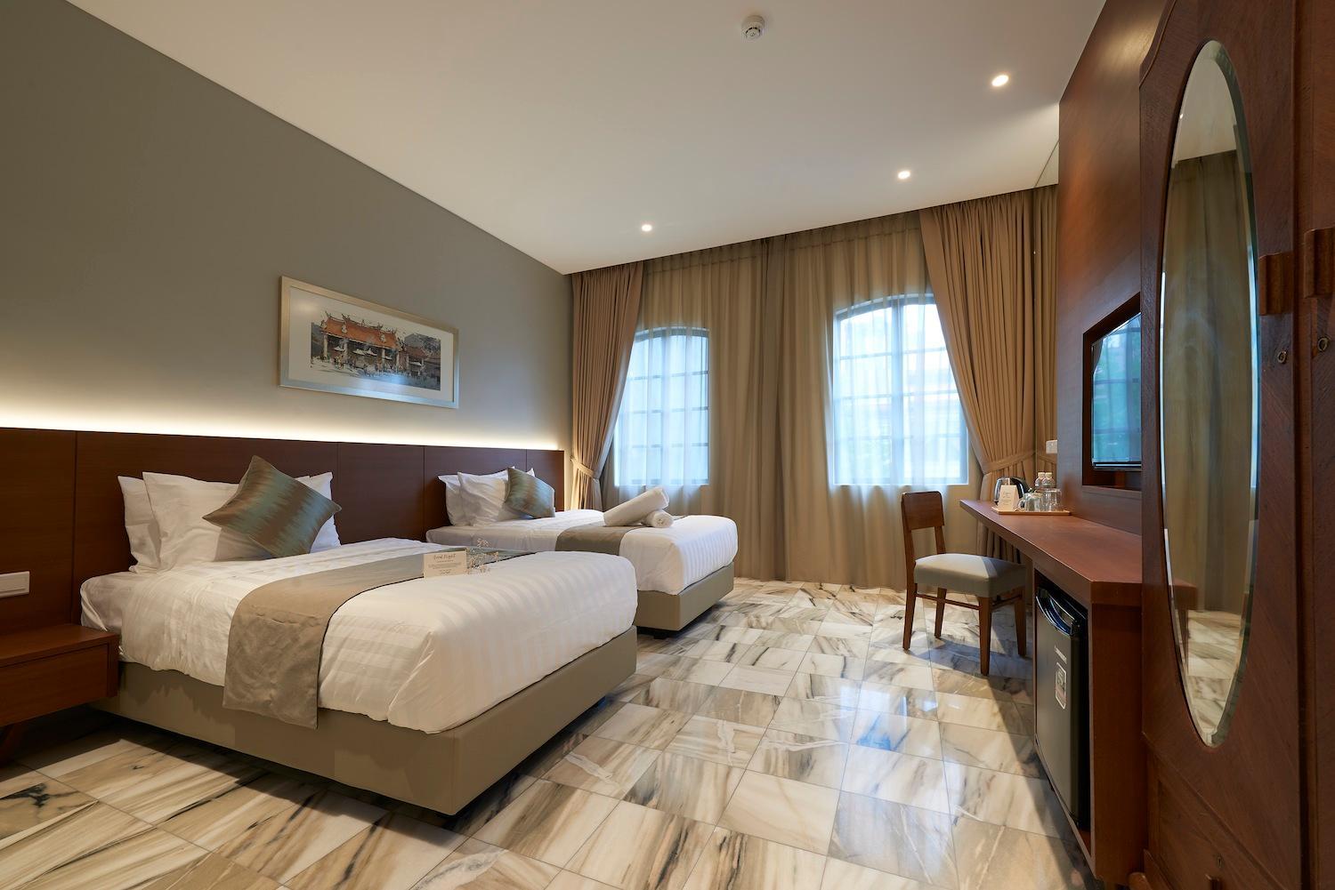 Vintage, Premium, Twin Beds