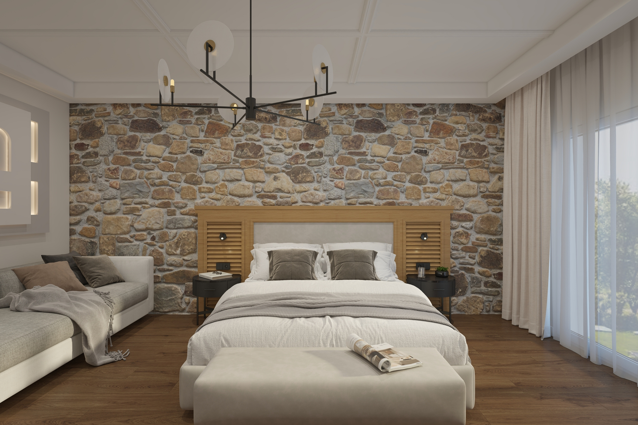Garden, Premium, Double Bed